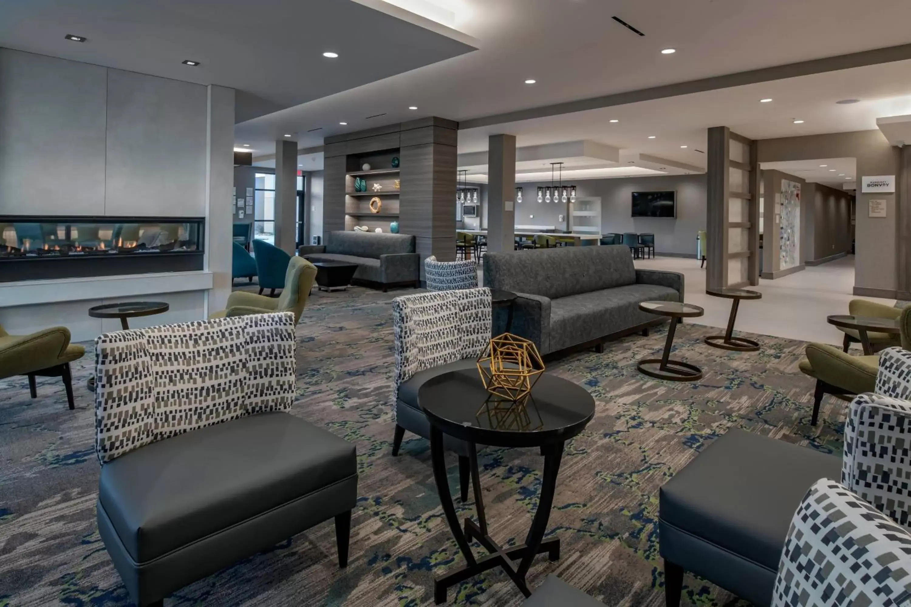 Lobby or reception in TownePlace Suites By Marriott Wrentham Plainville