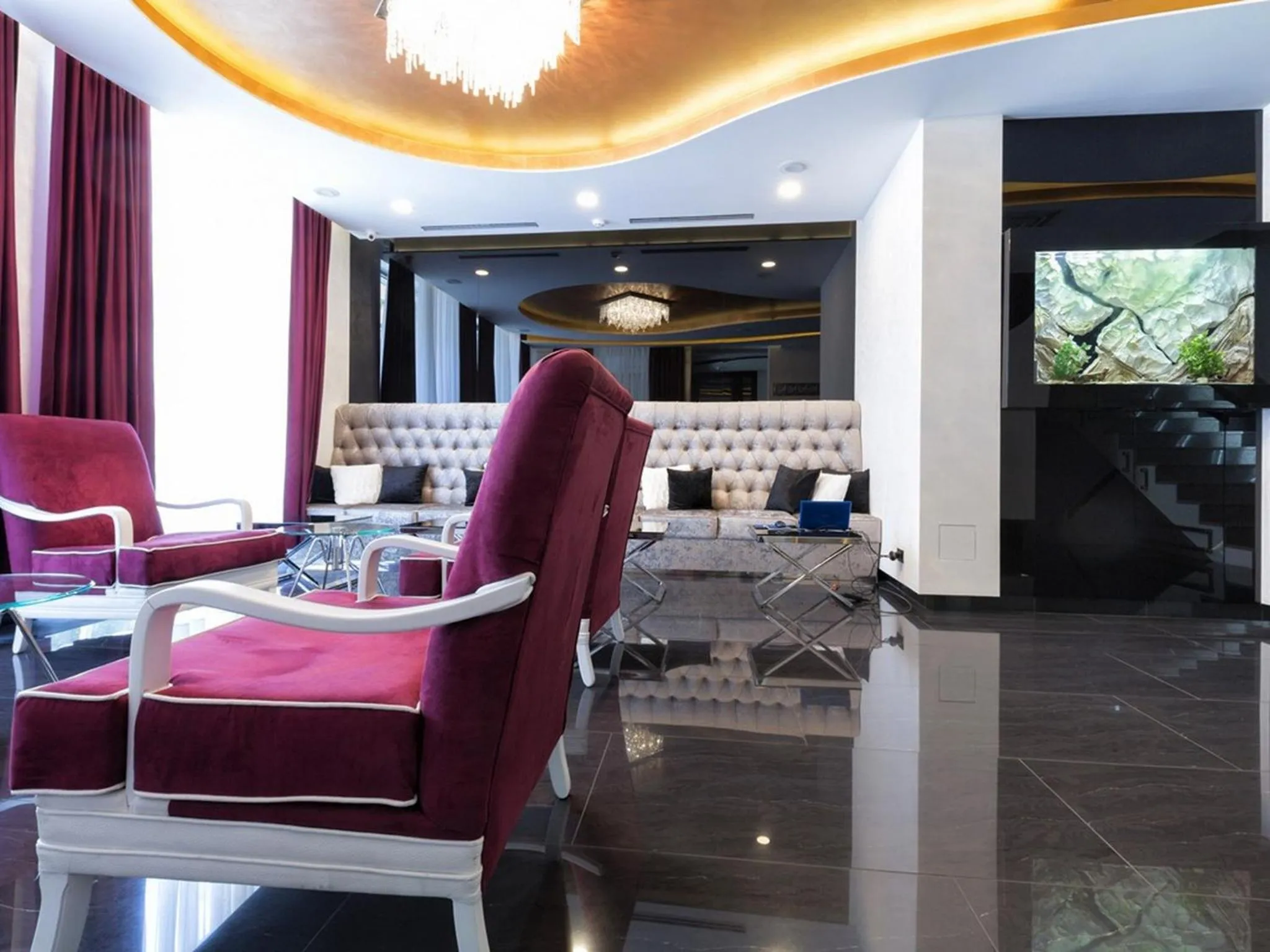 Communal lounge/ TV room in Nova City Garni Hotel Signature Collection