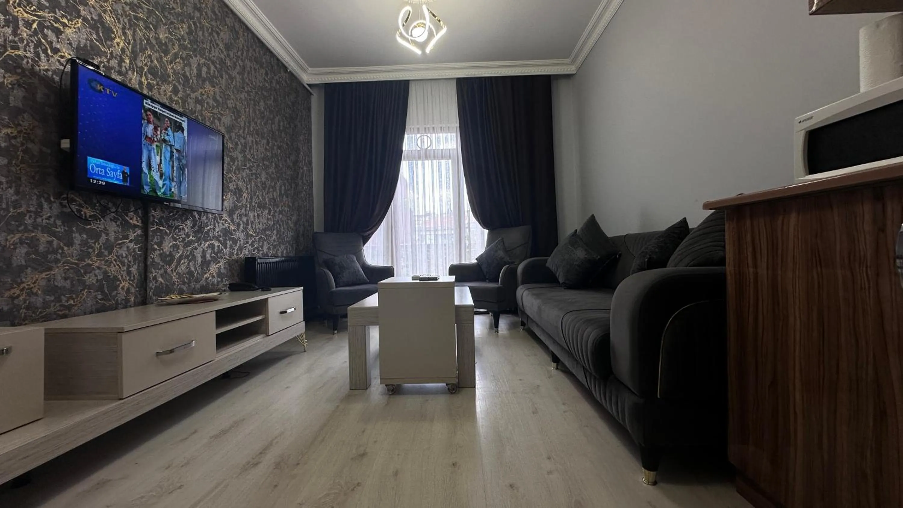 Living room in Overland Residence