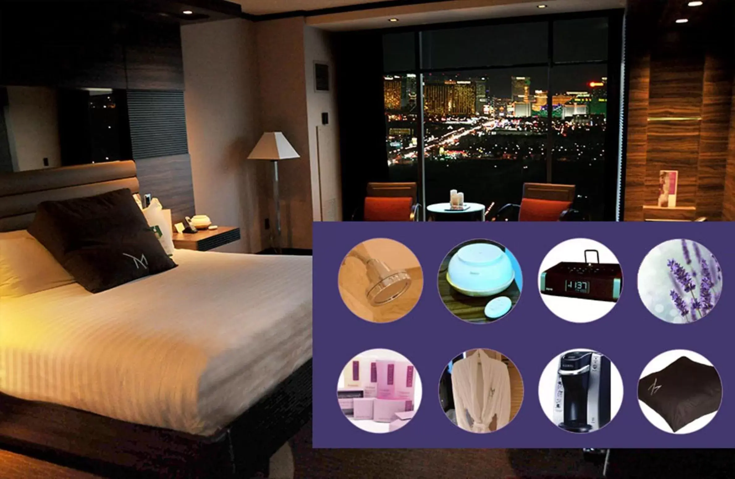 Bedroom in M Resort Spa & Casino