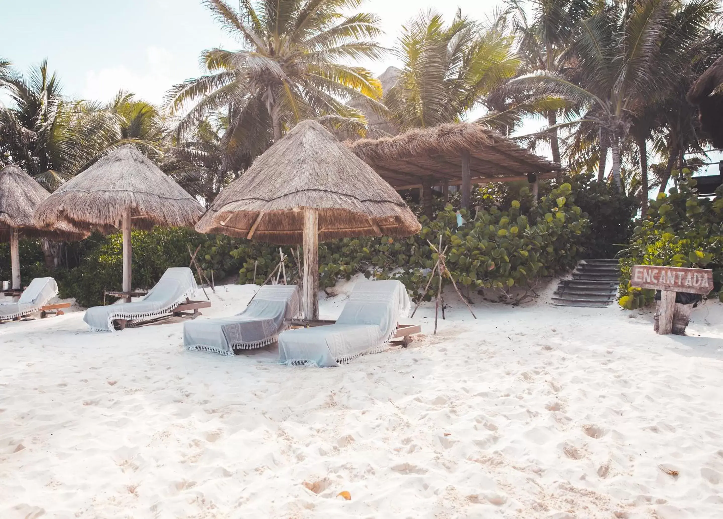 Beach in Encantada Tulum