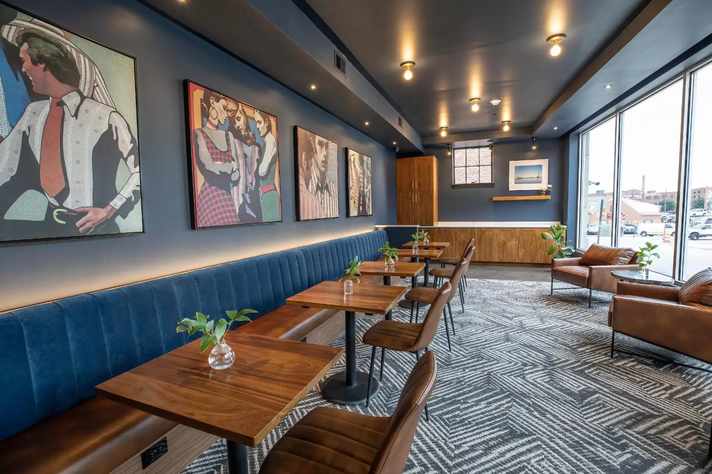 Lobby or reception in The Bee Hotel, Danville Lobby or reception in The Bee Hotel, Danville