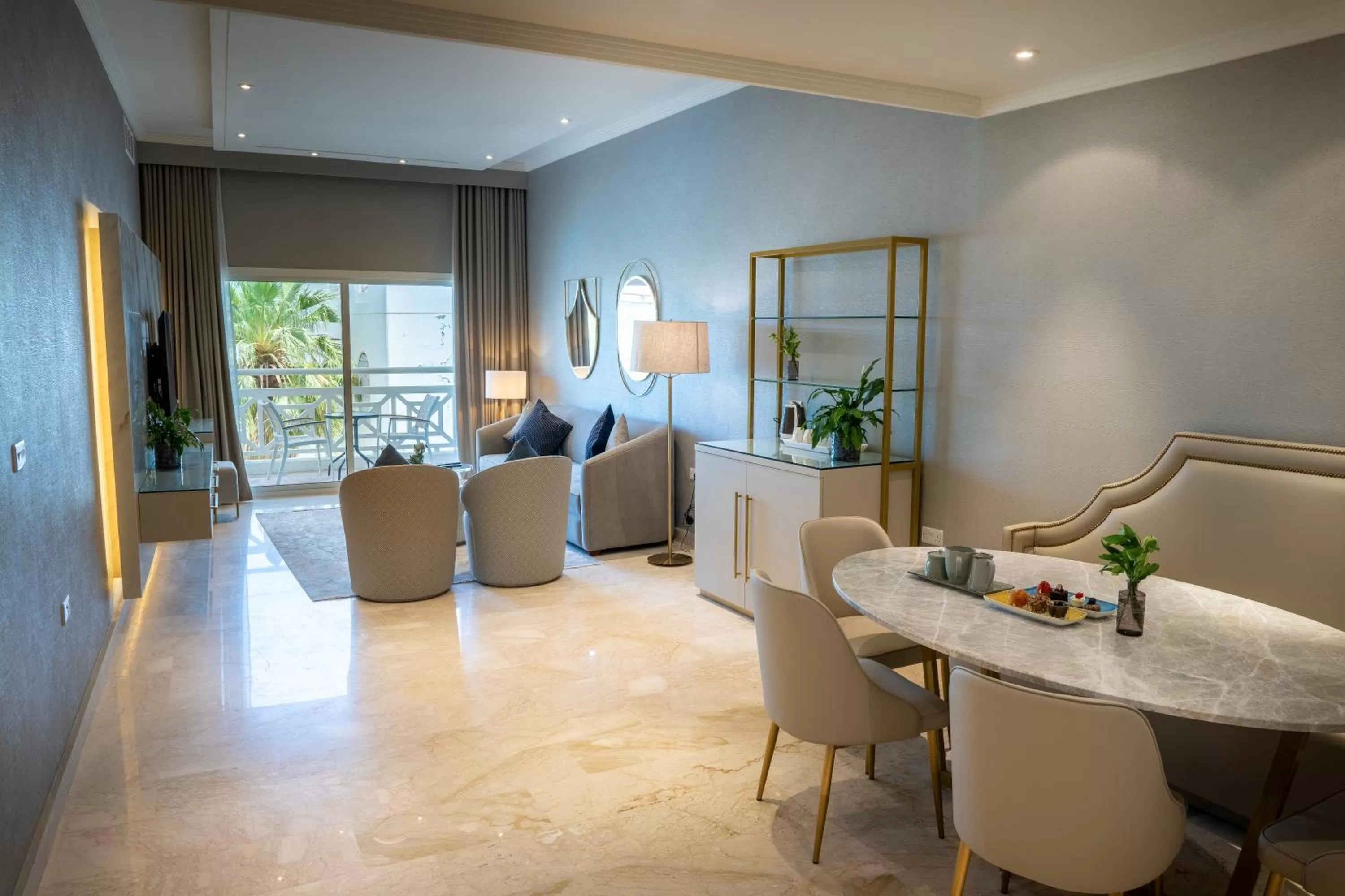 Living room in Argan Al Bidaa Hotel and Resort , Kuwait