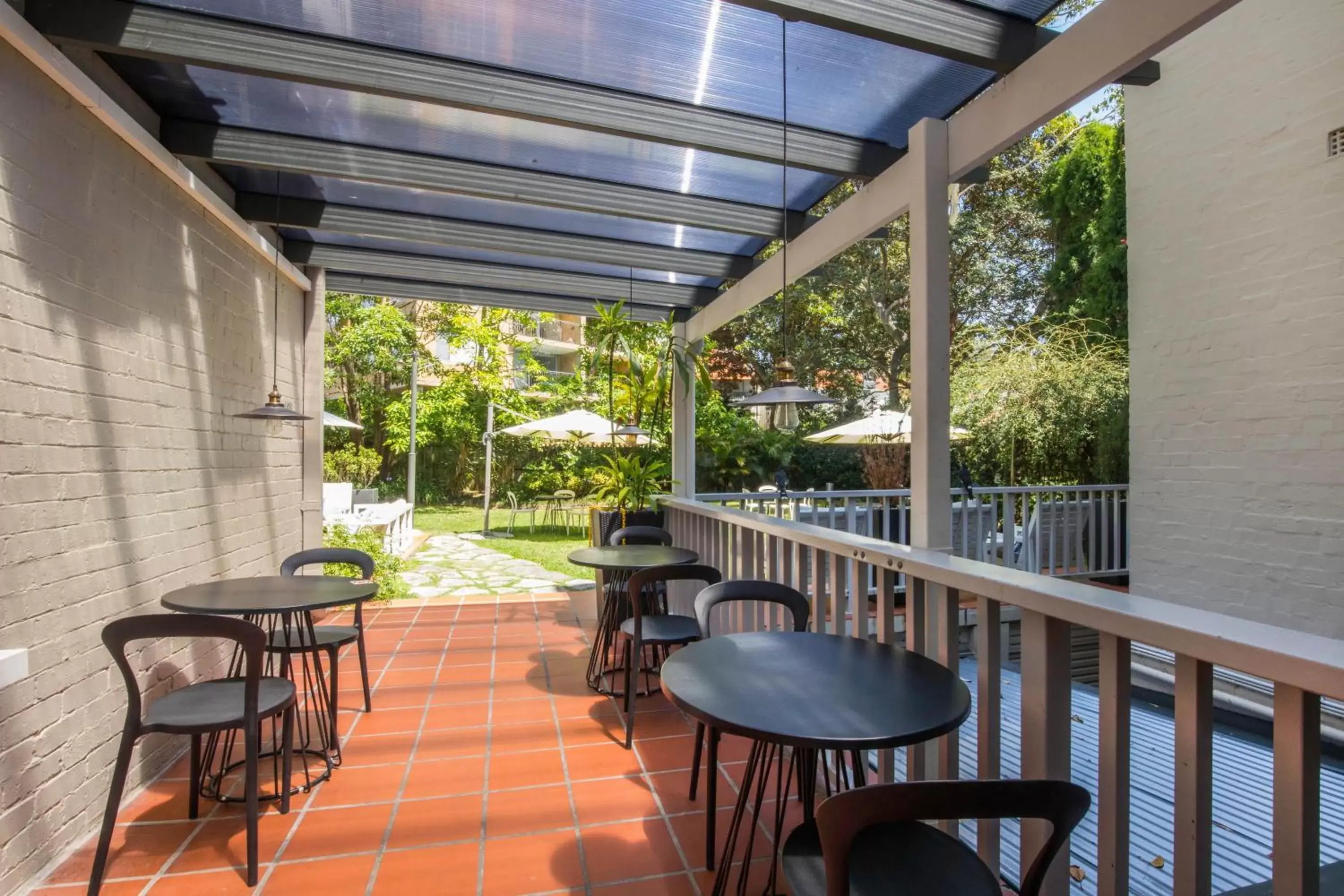 Patio in Glenferrie Lodge