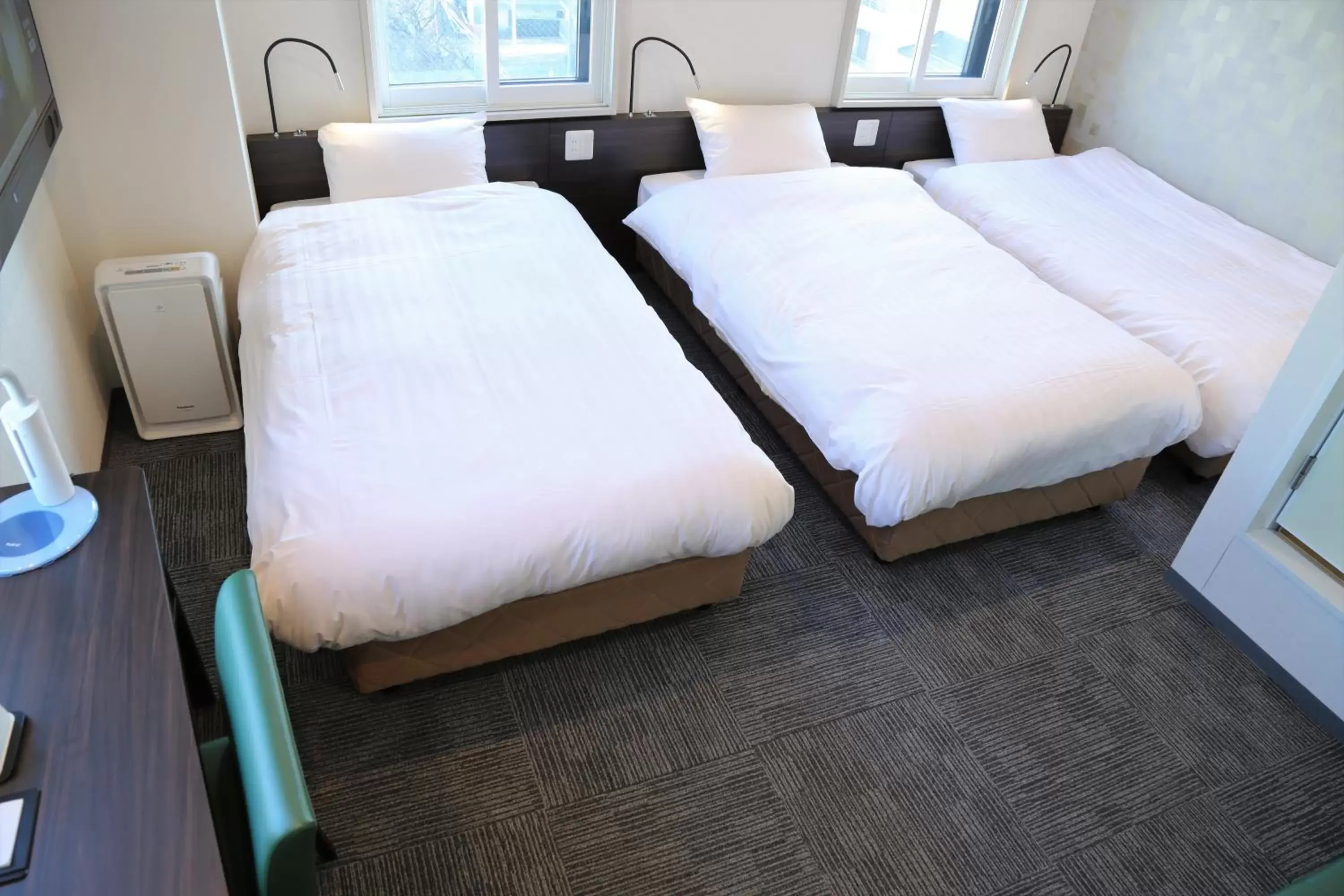 Bed in Tokyo City View Hotel Tabata Station