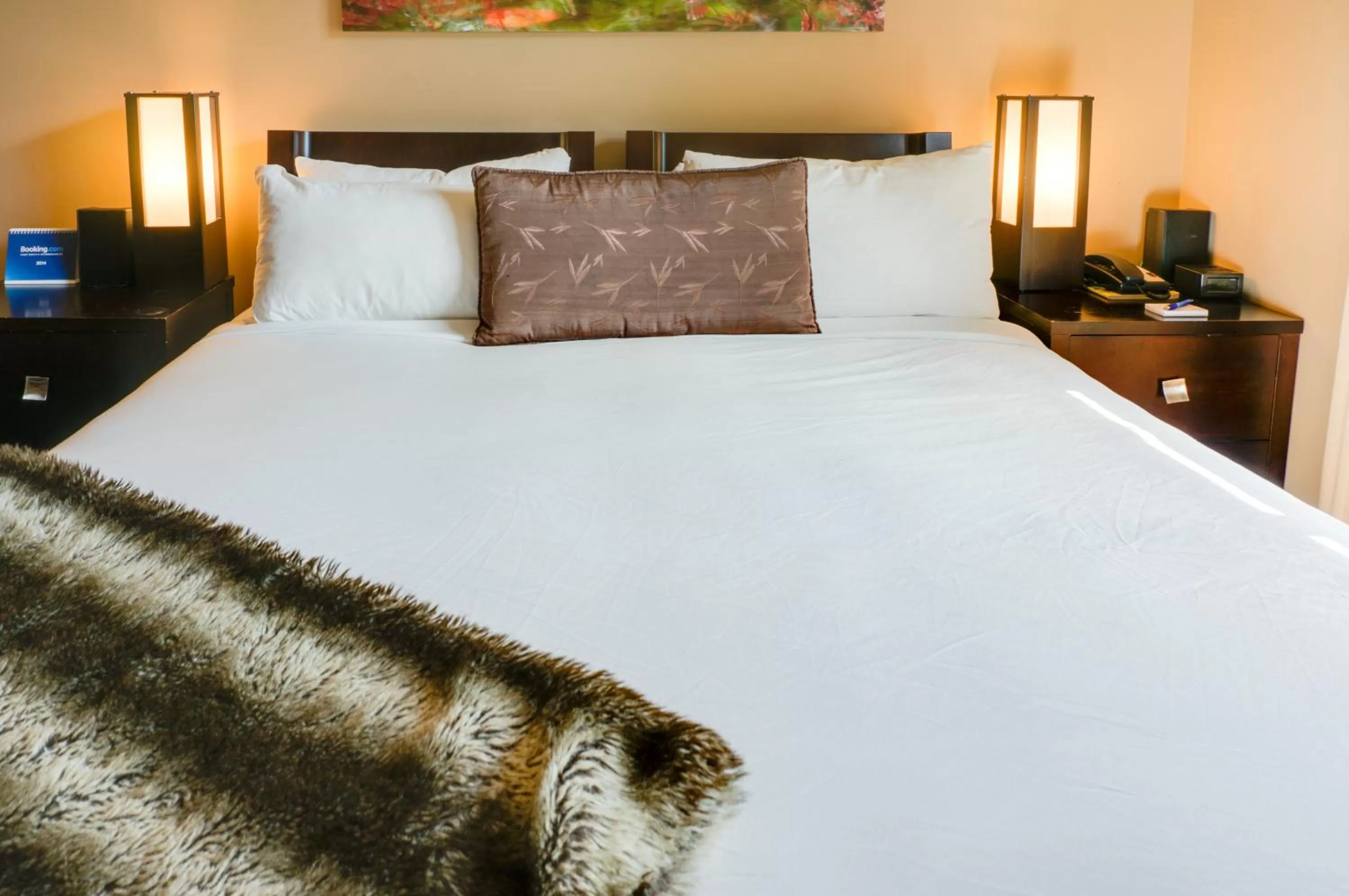 Bed in Silver Creek Lodge