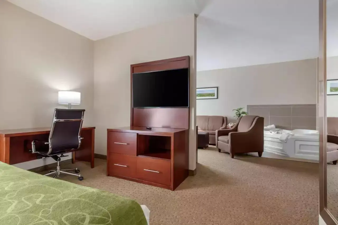 TV and multimedia, TV/Entertainment Center in Comfort Suites Omaha East-Council Bluffs
