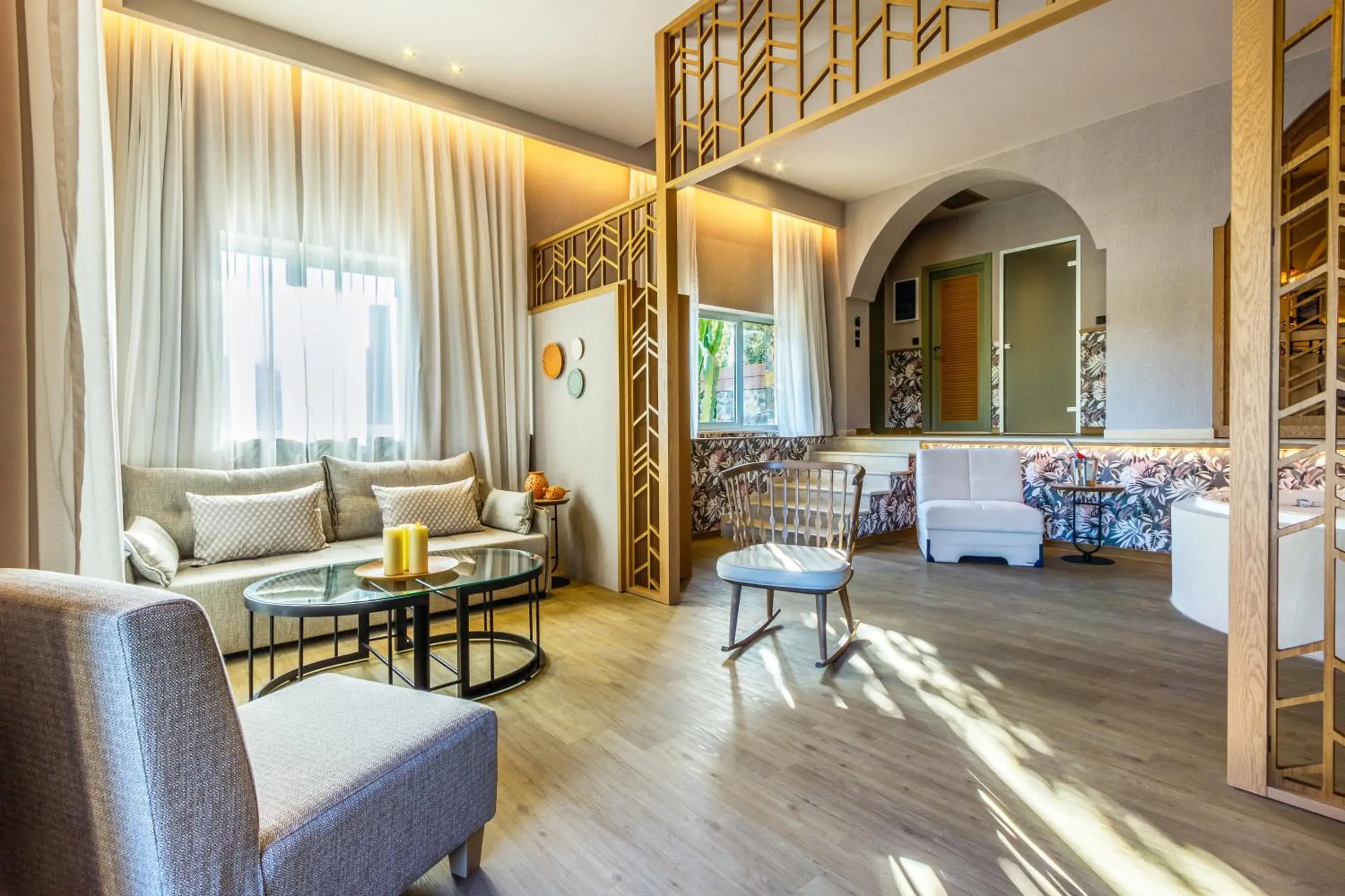 Bedroom, Seating Area in Wyndham Grand Crete Mirabello Bay