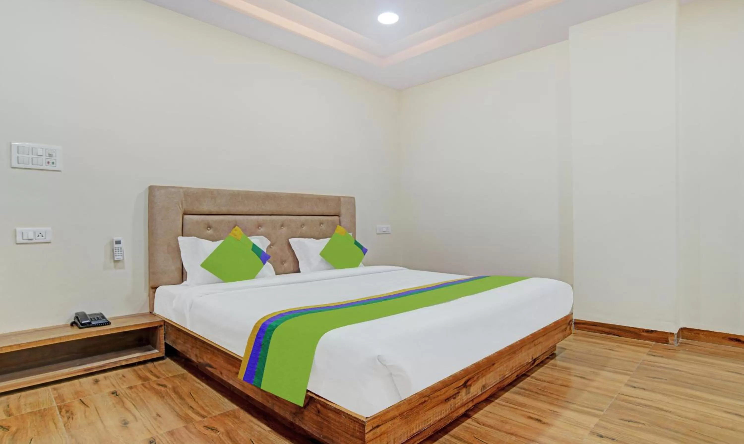 Bedroom, Bed in Treebo Nirvana Elite