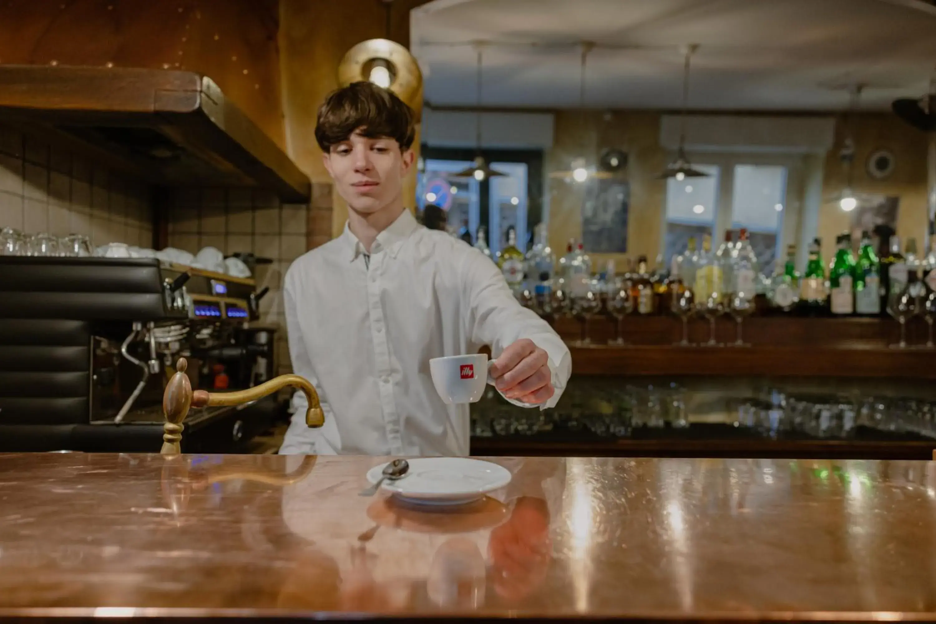 Lounge or bar, Staff in Locanda Milano 1873