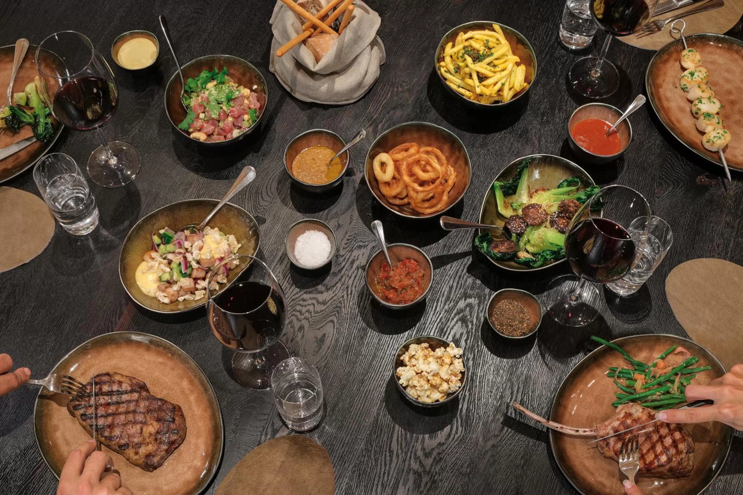 Dinner in Morosani Posthotel