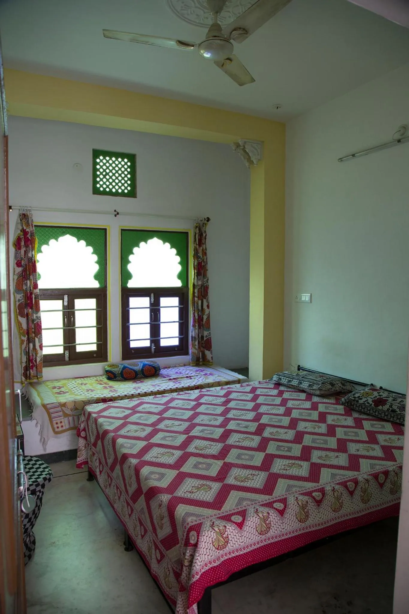 Photo of the whole room, Bed in Udai Haveli Guest House