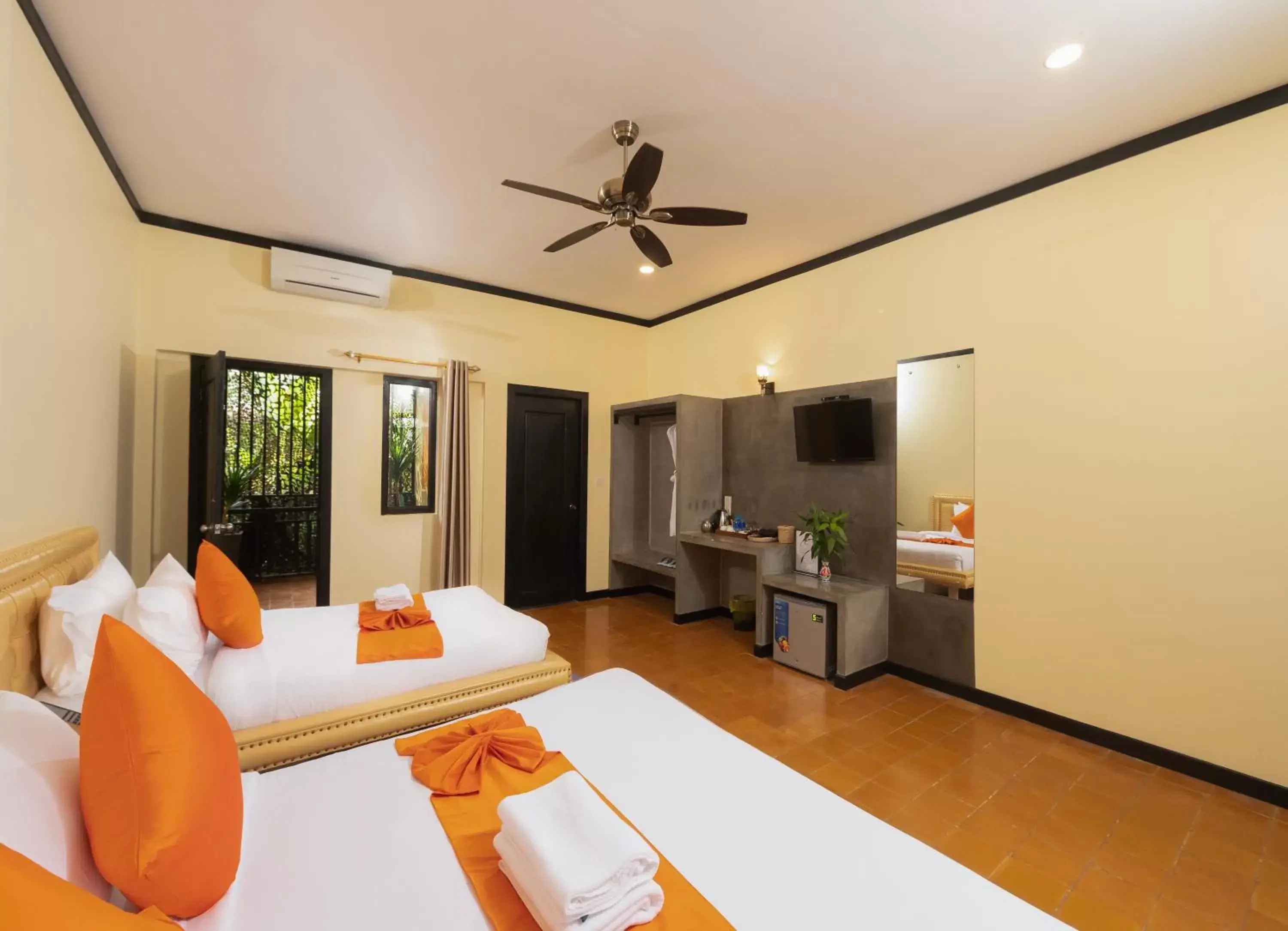 Deluxe Triple Room in Sophavady D'Angkor Deluxe Triple Room in Sophavady D'Angkor