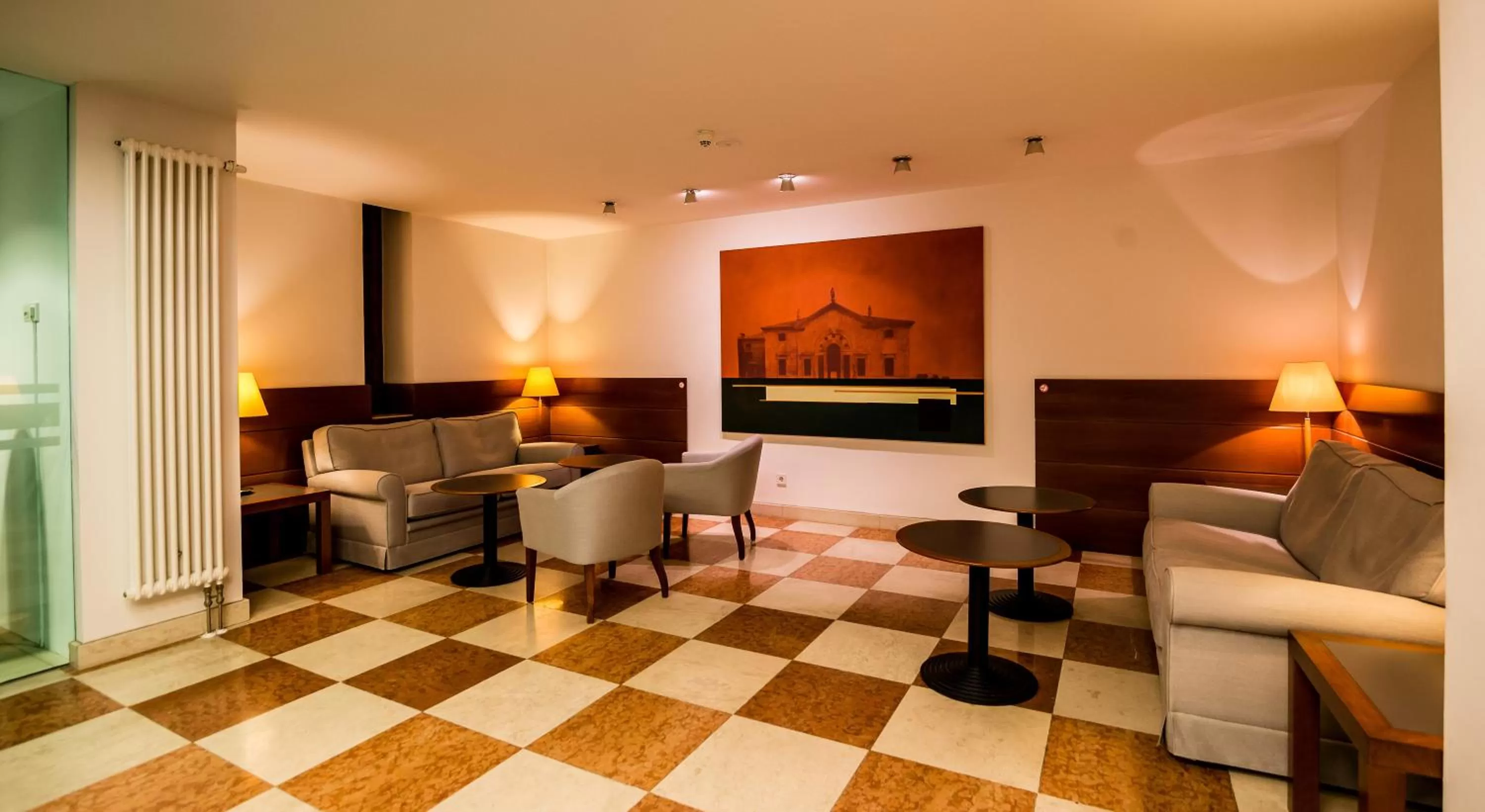 Communal lounge/ TV room in Hotel Schloss Eckberg