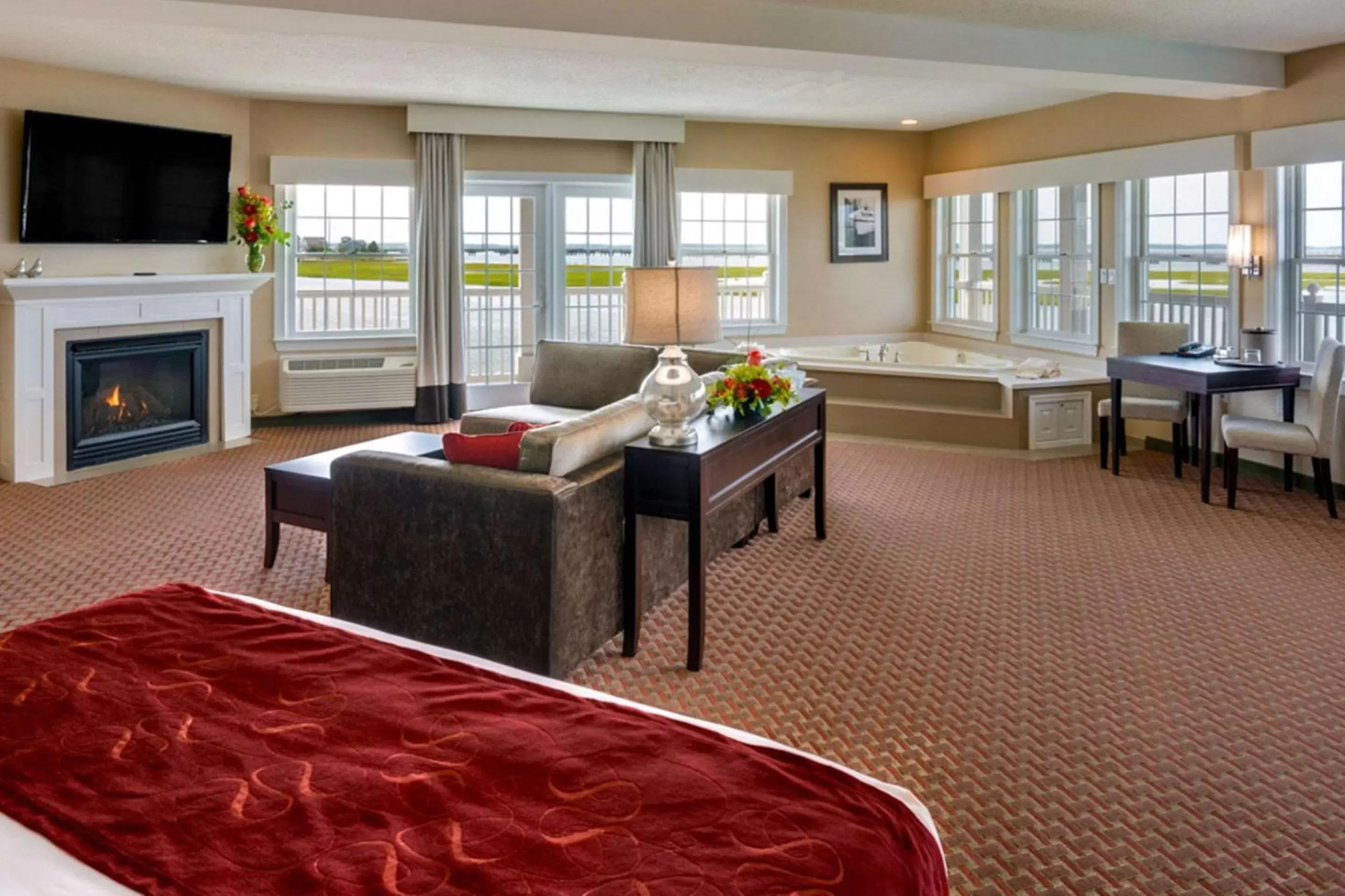 Photo of the whole room in Comfort Suites Chincoteague Island Bayfront Resort