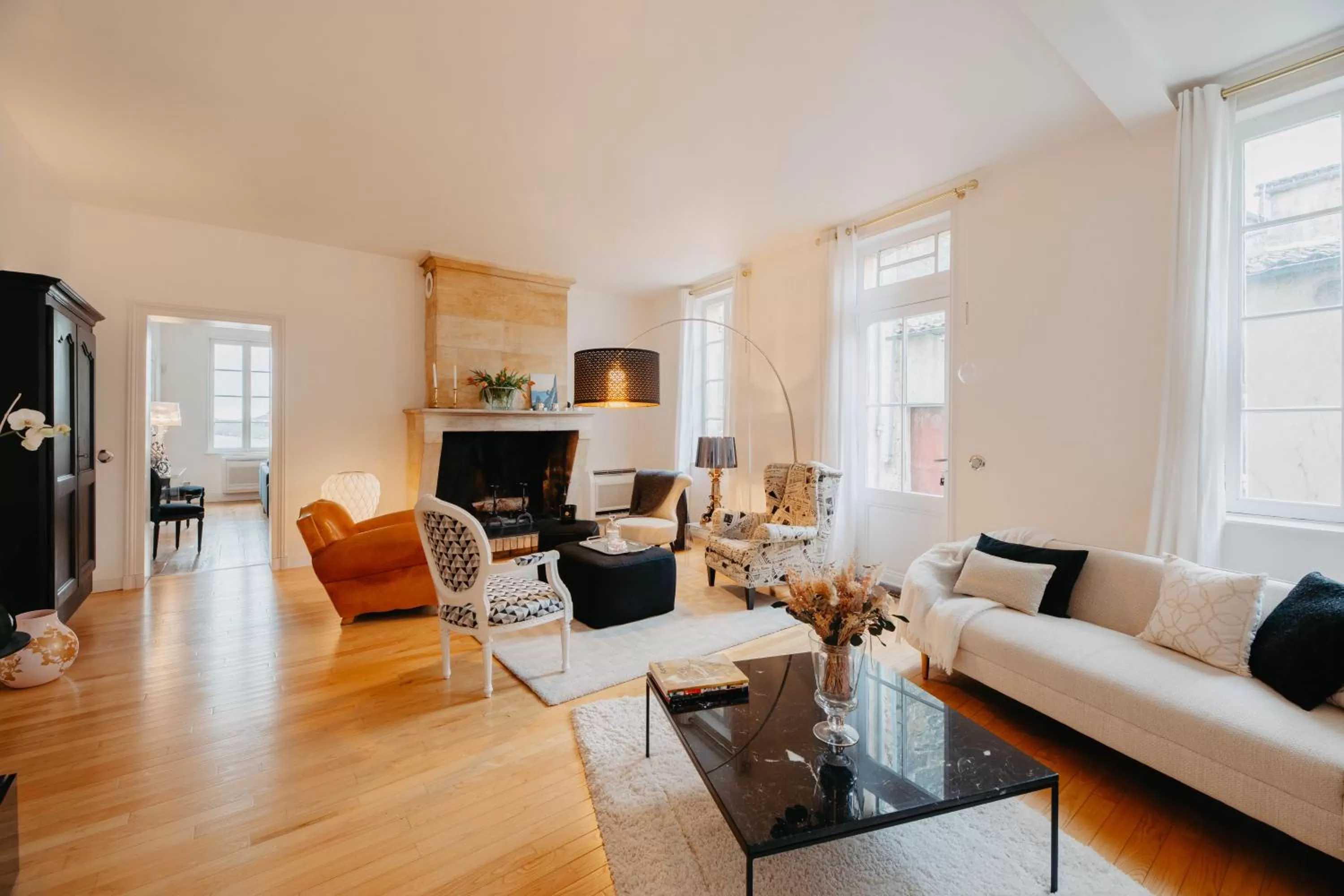 Living room, Seating Area in La Maison de Milie