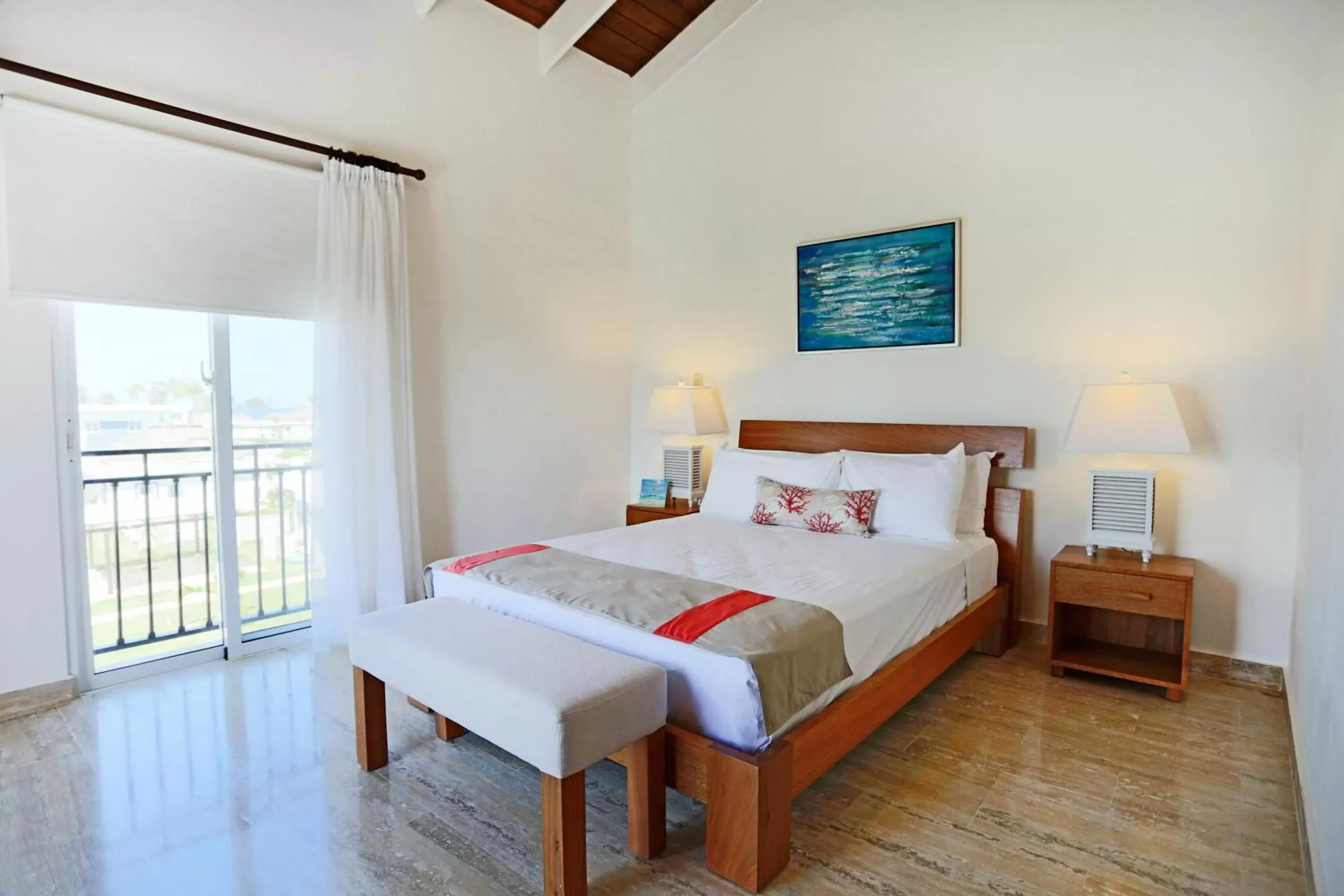 Bed in Ocean Village Deluxe Resort & Spa