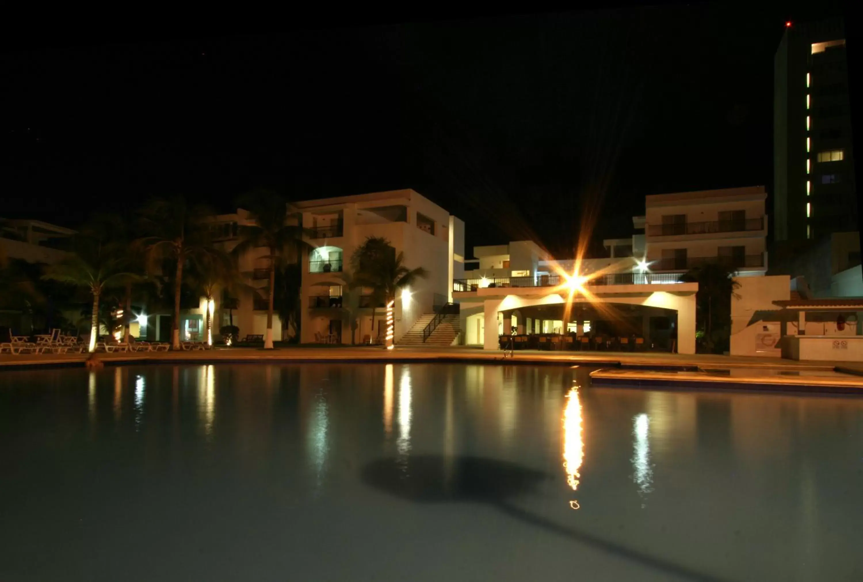 Night, Swimming Pool in Beachscape Kin Ha Villas & Suites