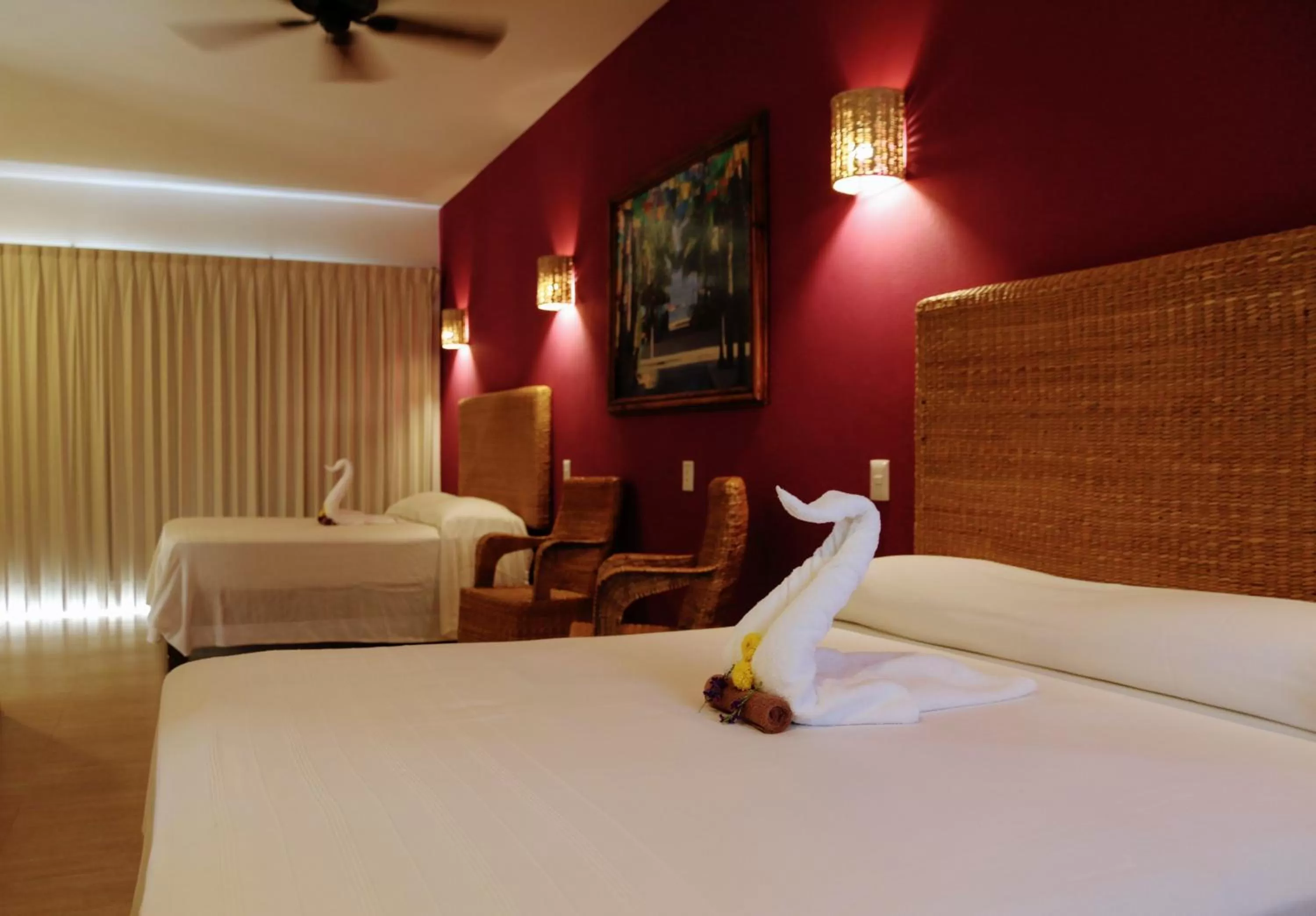 Bed in Hotelito Los Sueños