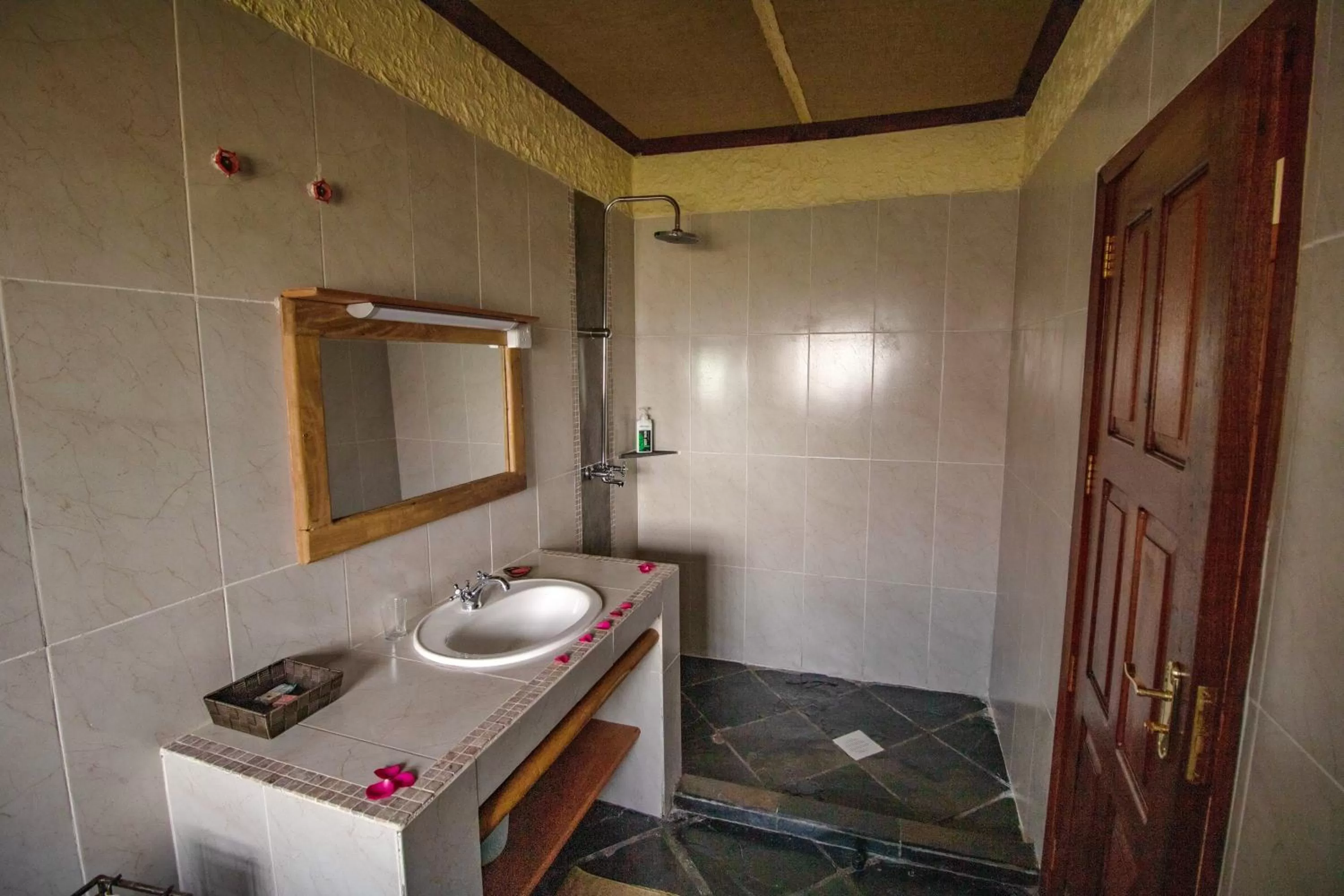 Bathroom in Mwanzo Lodge