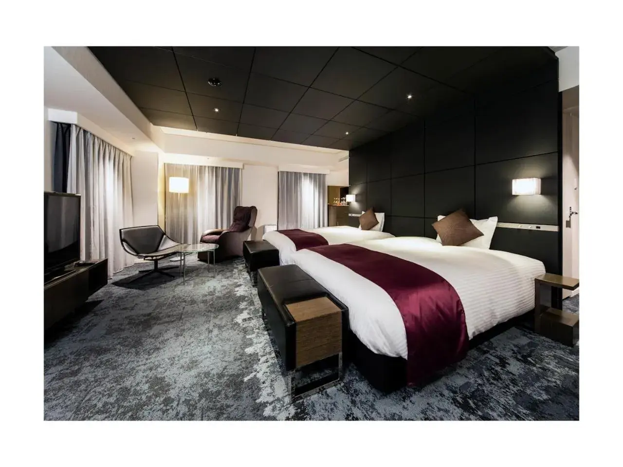 Bedroom, Bed in Daiwa Roynet Hotel Ginza PREMIER