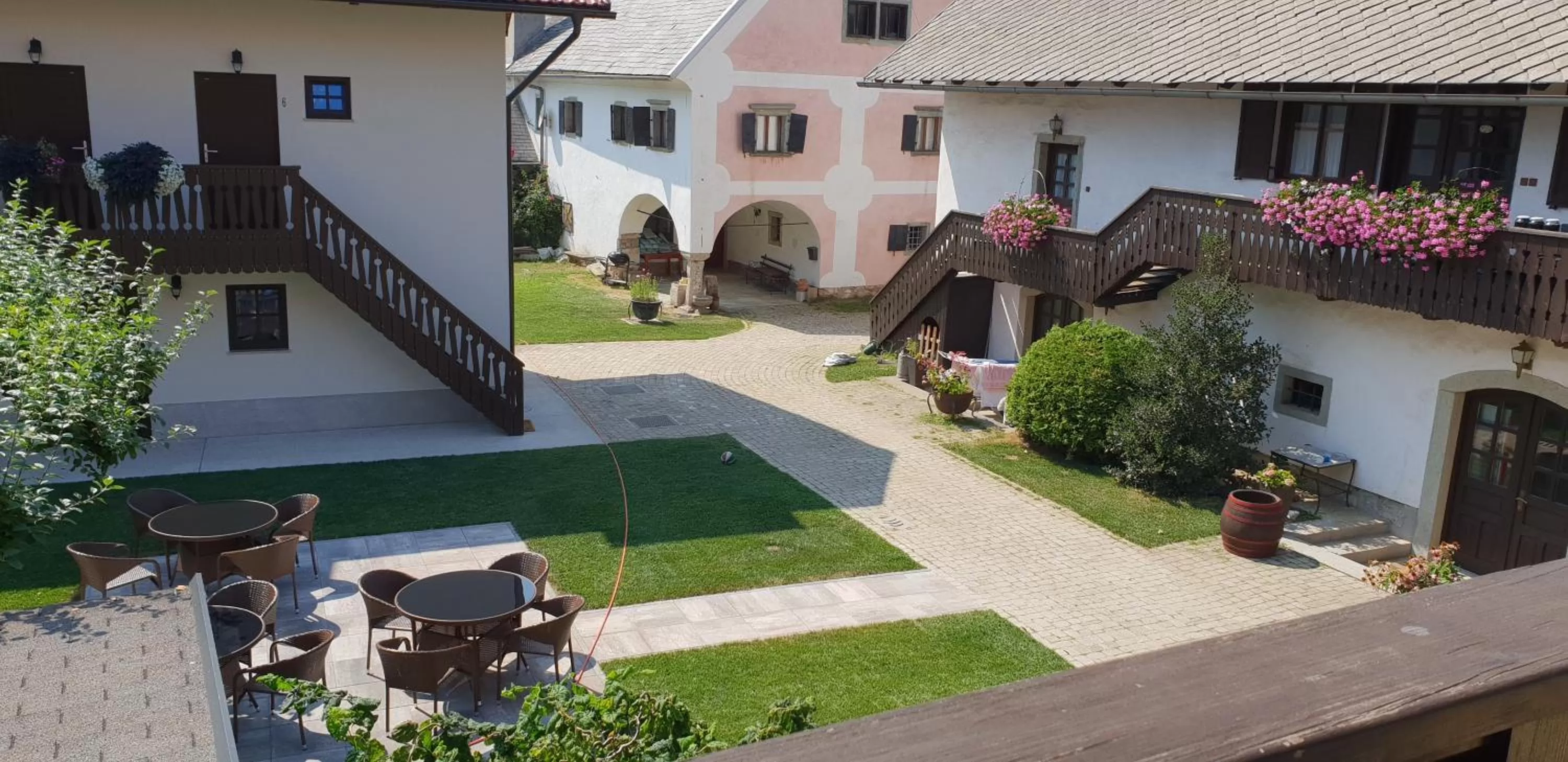 Garden view in Resort Vidmar near Bled - rooms Vidmar