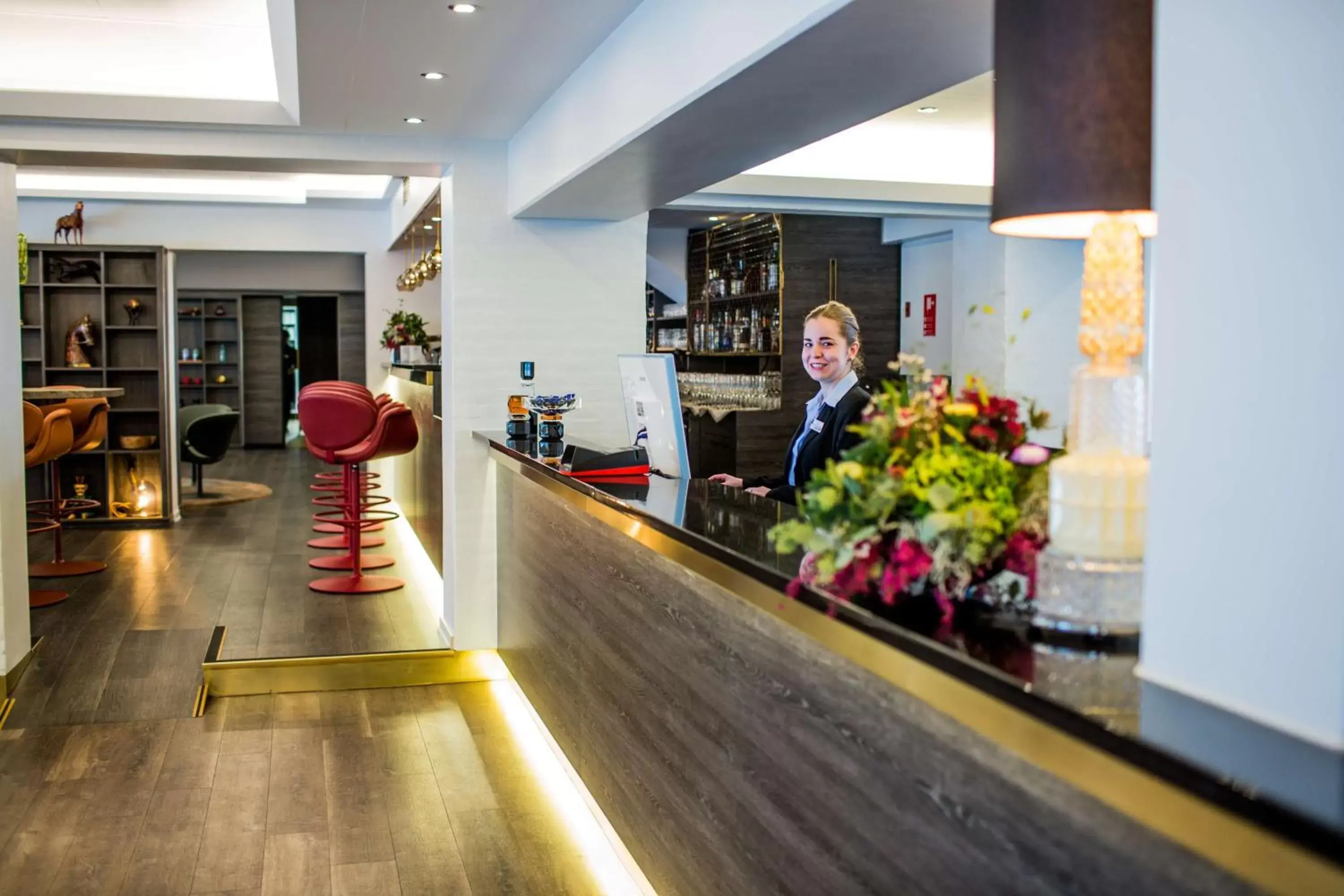 Lobby or reception, Lobby/Reception in Radisson Blu Limfjord Hotel, Aalborg
