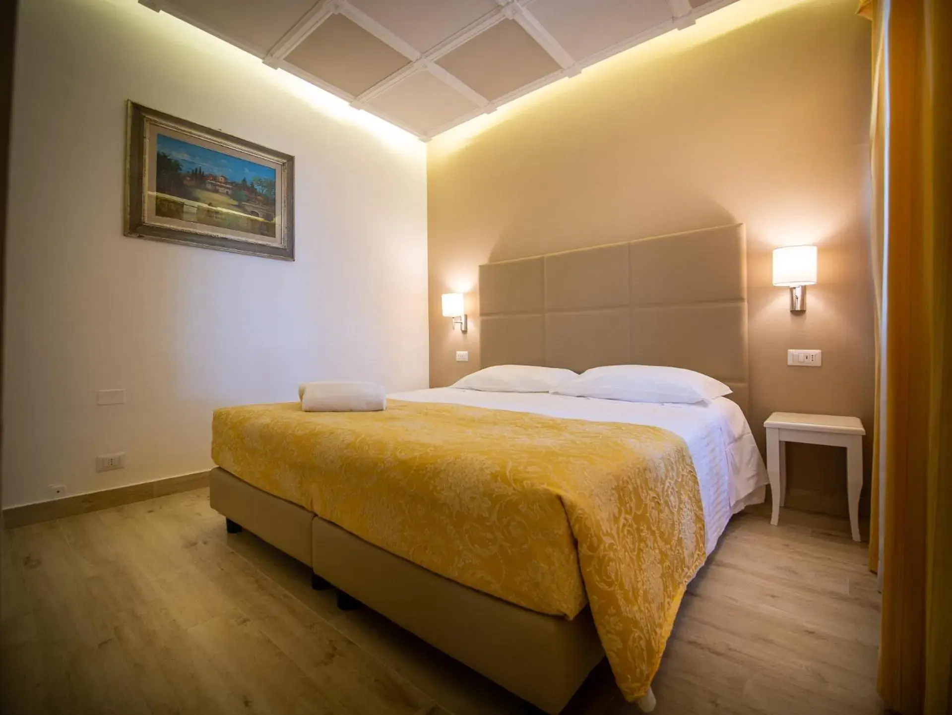 Bed in Hotel Villa San Giorgio