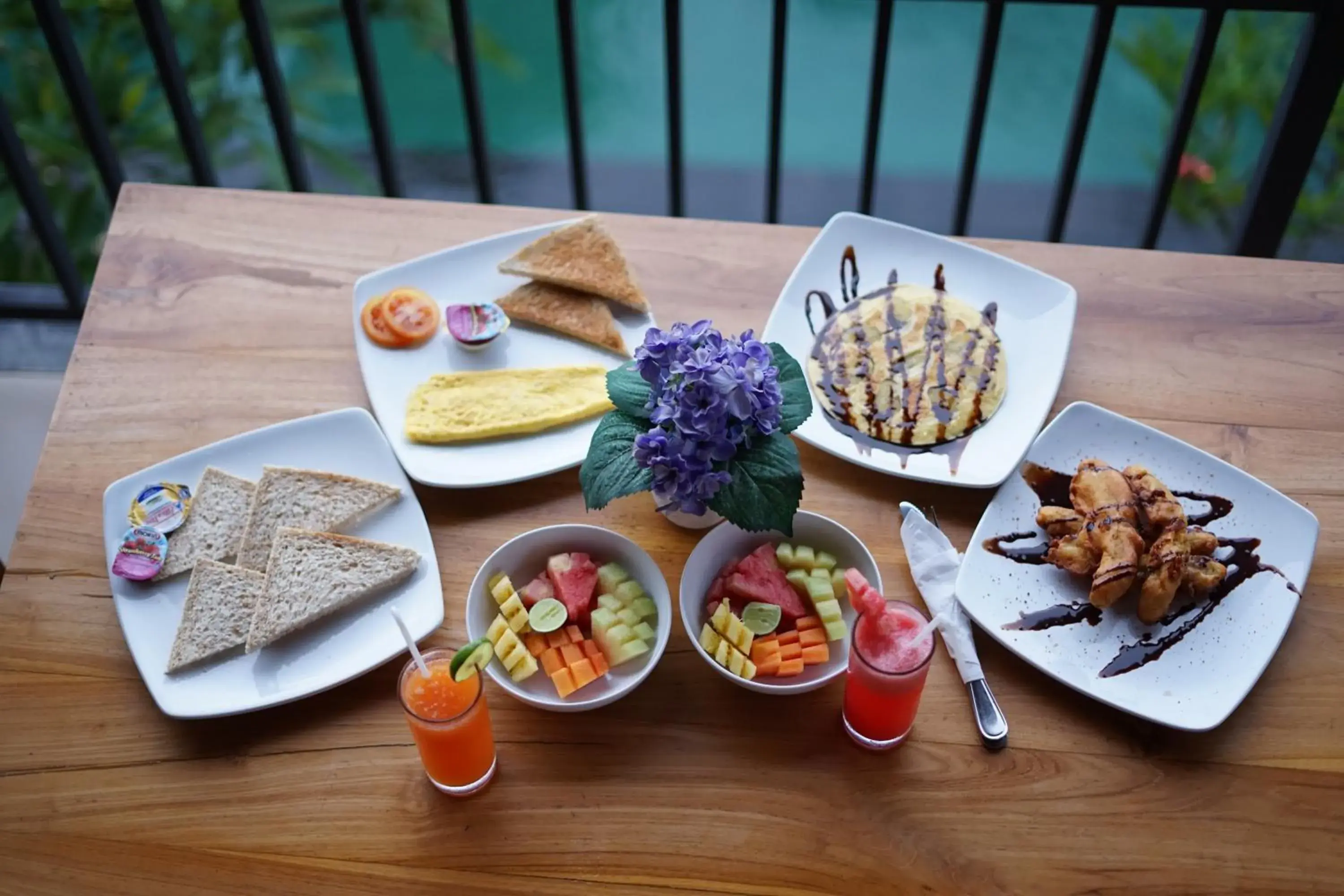 Breakfast, Food in Dewi Sri Private Villa