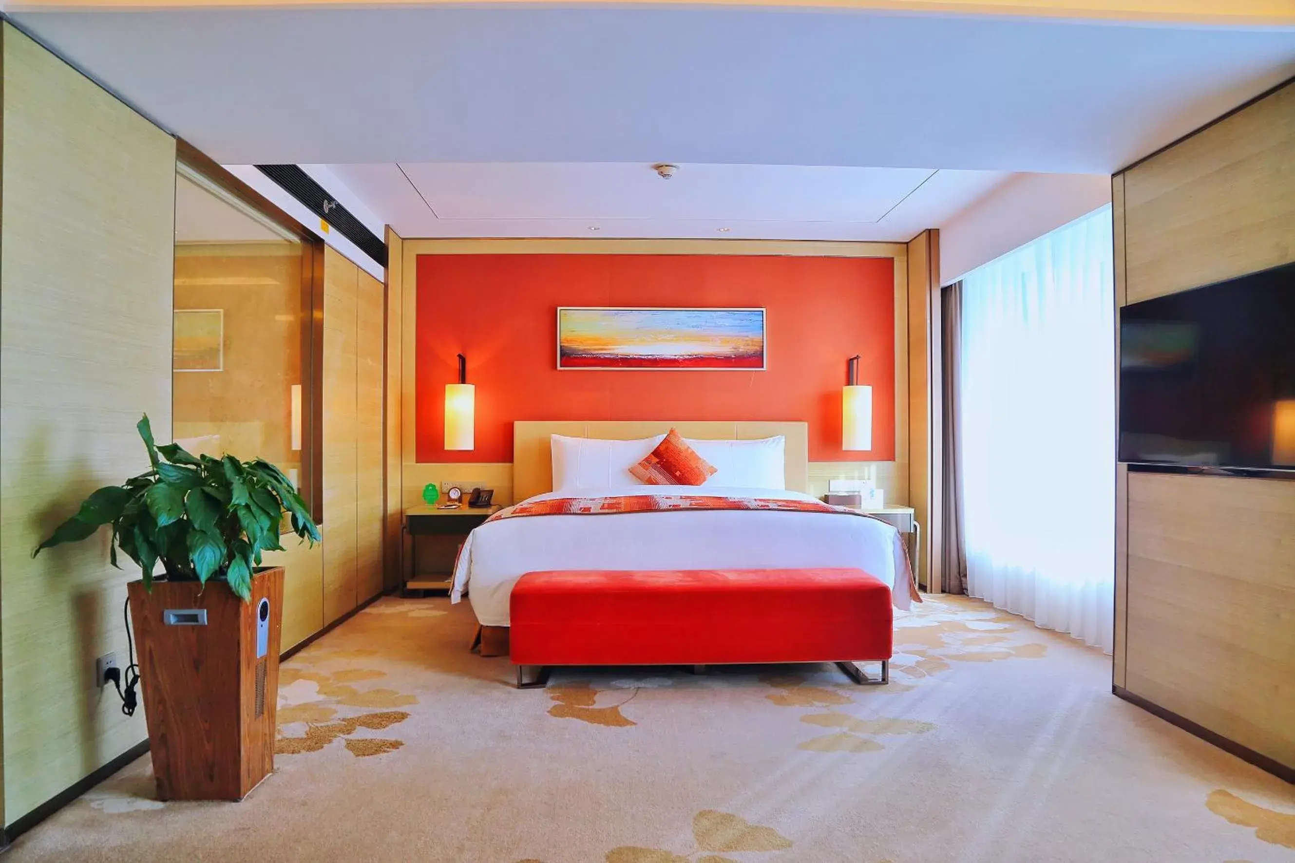 Photo of the whole room, Bed in Grand Metropark Hotel Beijing