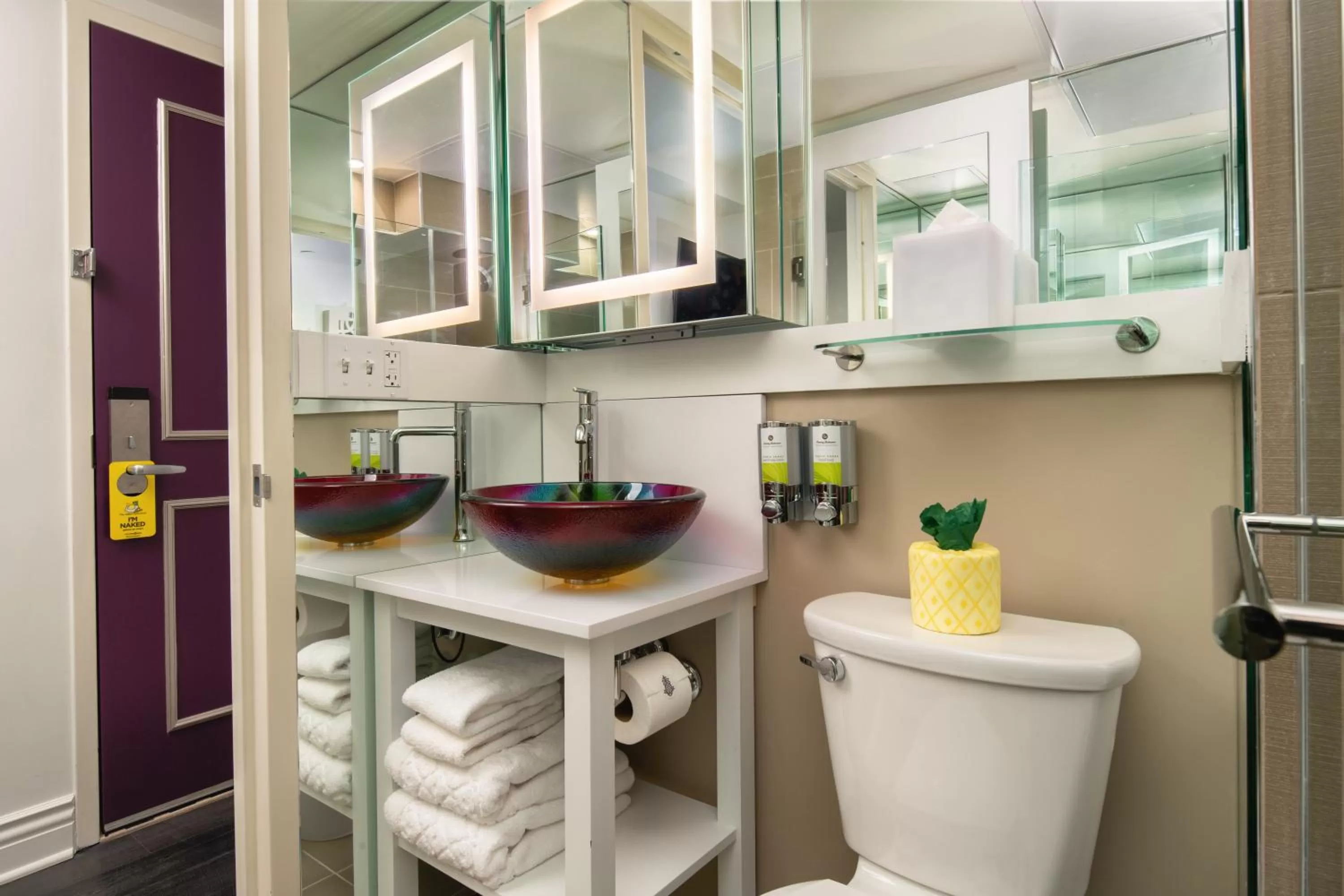 Bathroom in Staypineapple, An Artful Hotel, Midtown New York