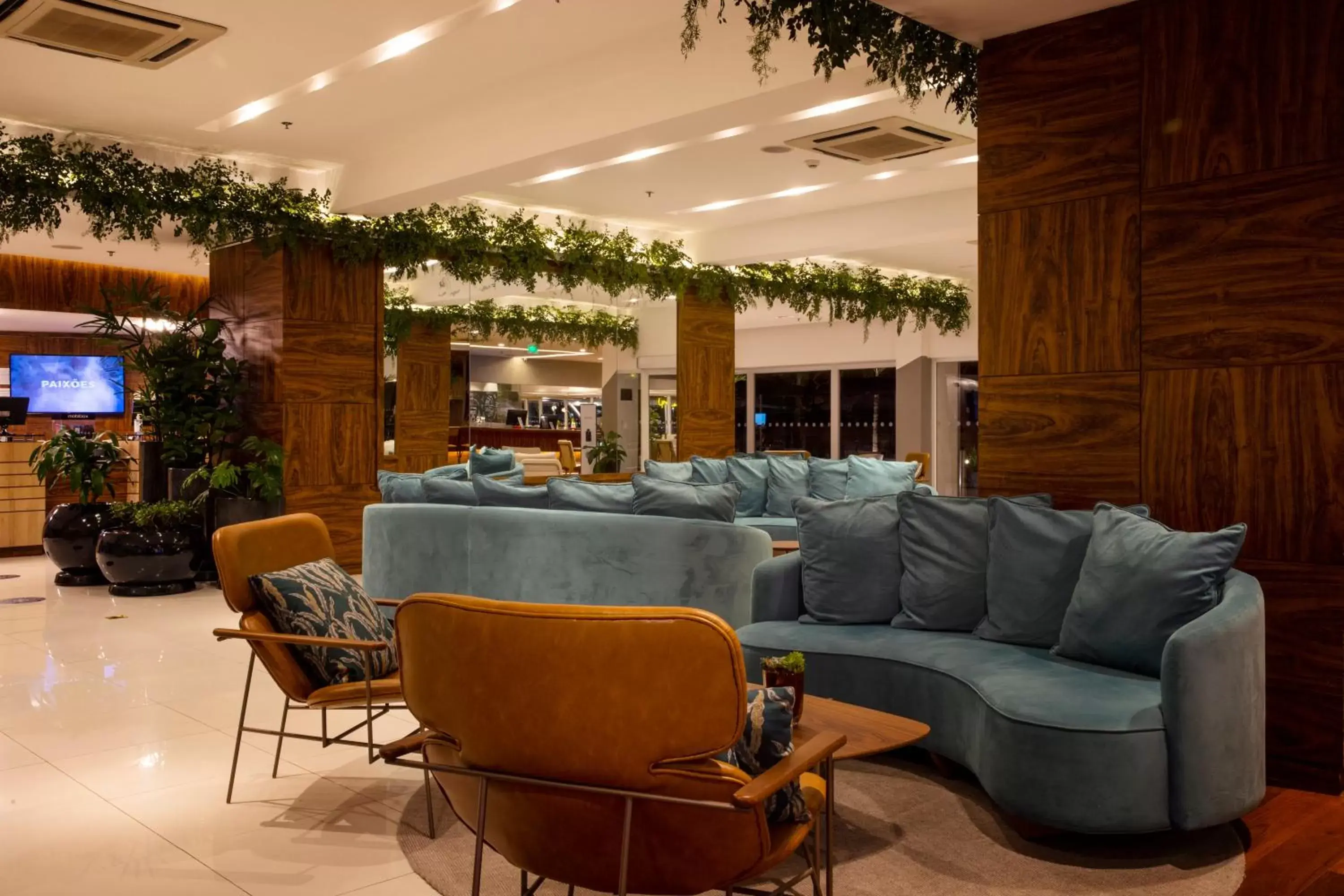 Lobby or reception, Lounge/Bar in Novotel Sao Paulo Morumbi