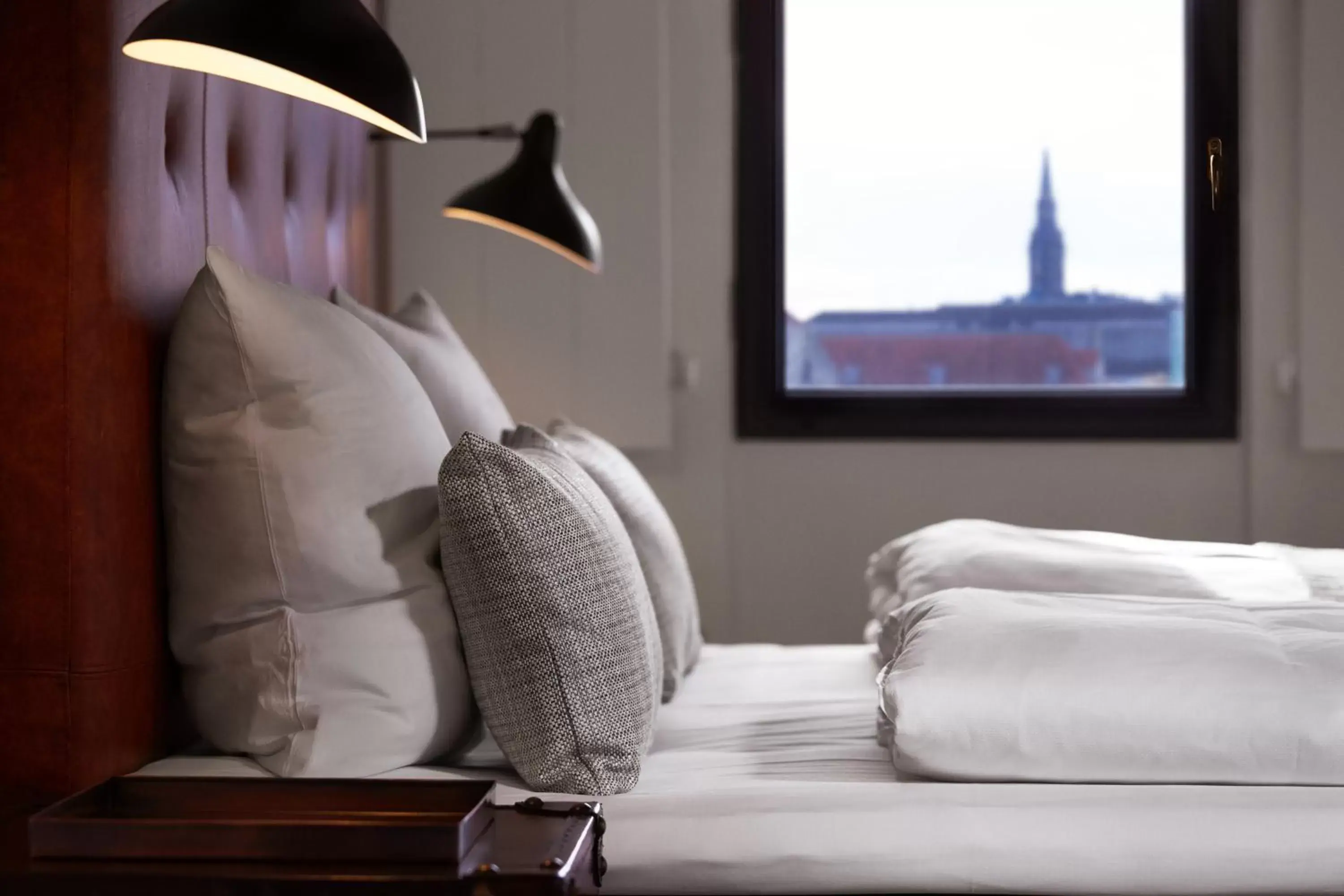 Bed in 71 Nyhavn Hotel