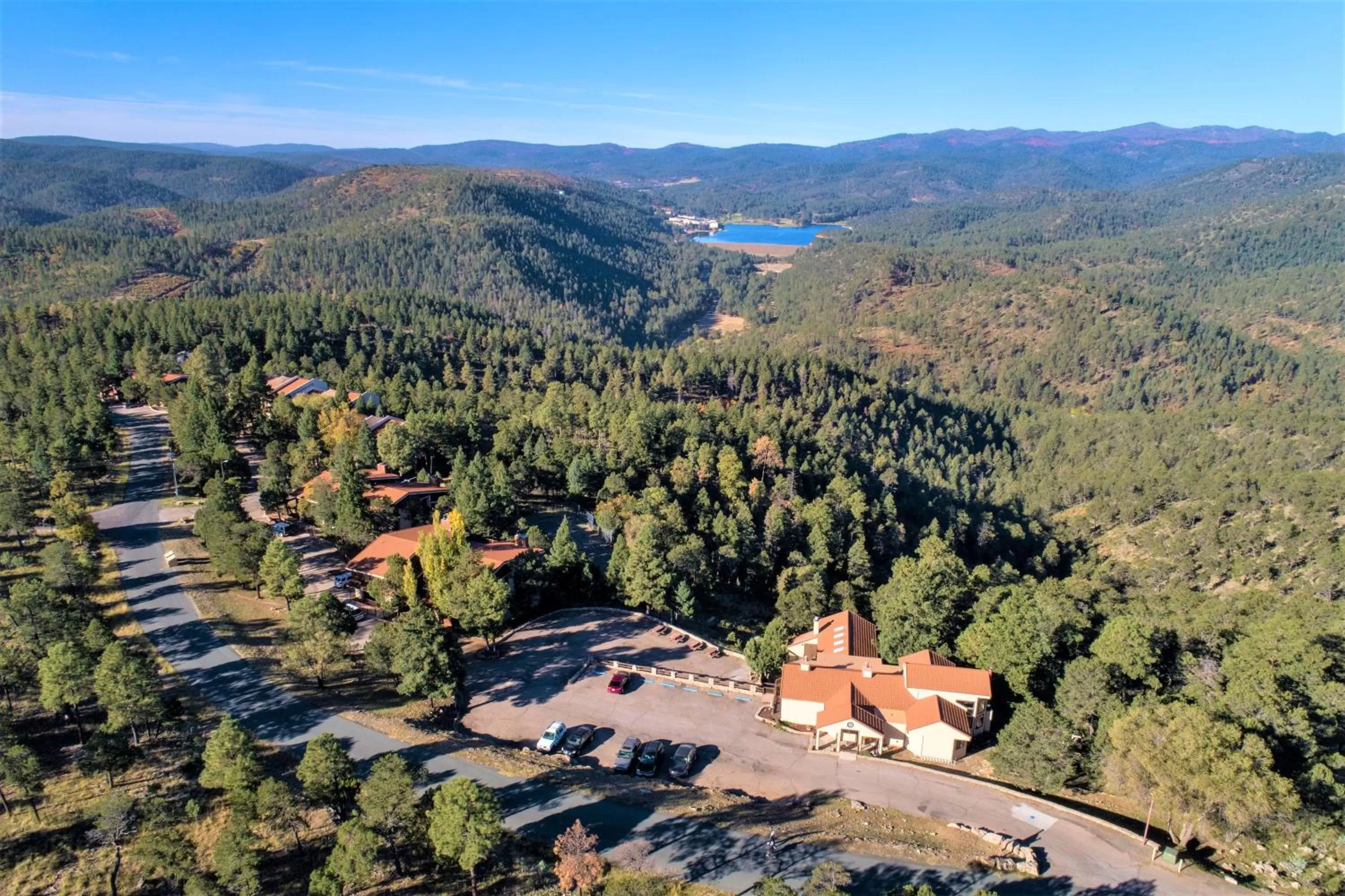 Bird's eye view in High Sierra Condominiums