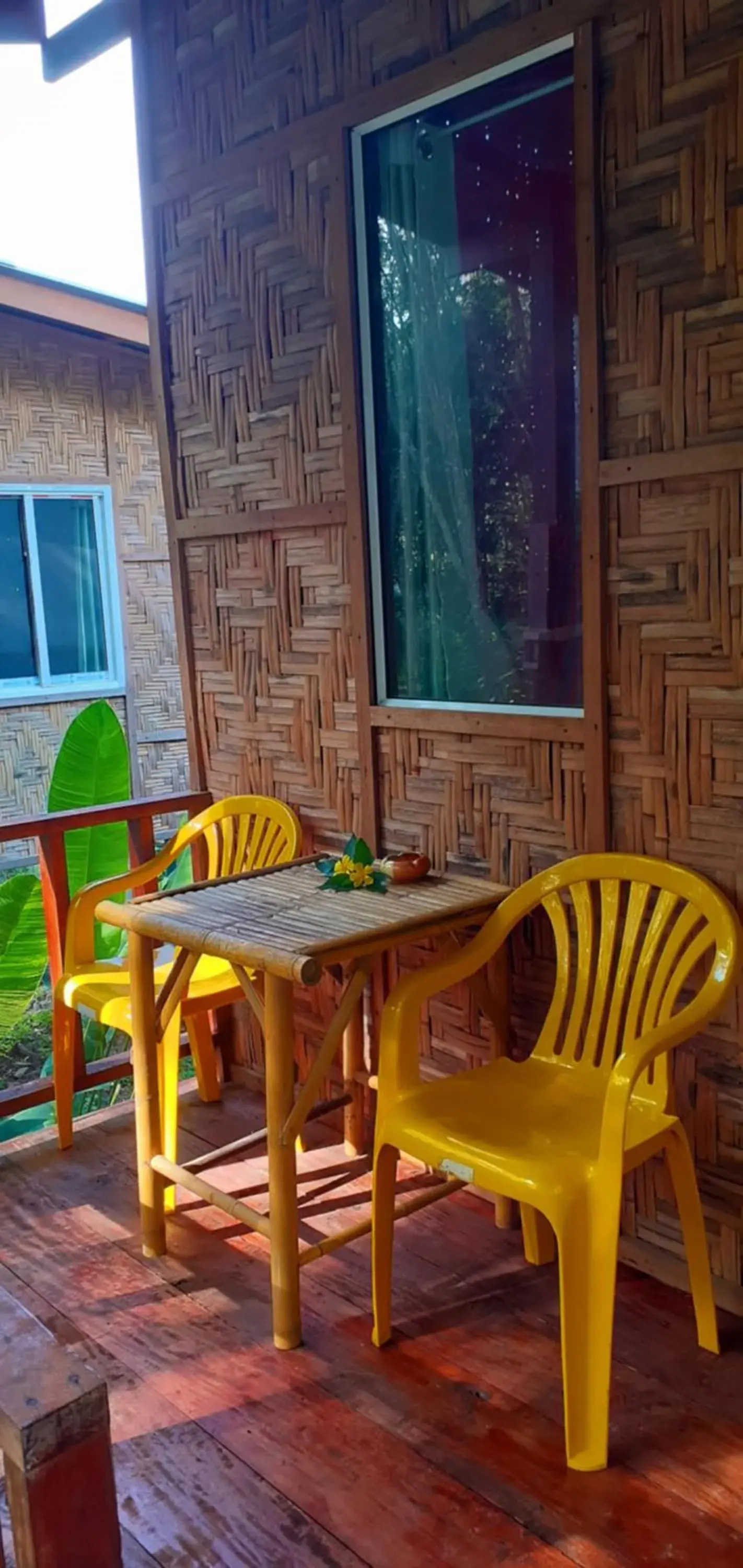 Balcony/Terrace in Lanta Maikeaw Bungalow