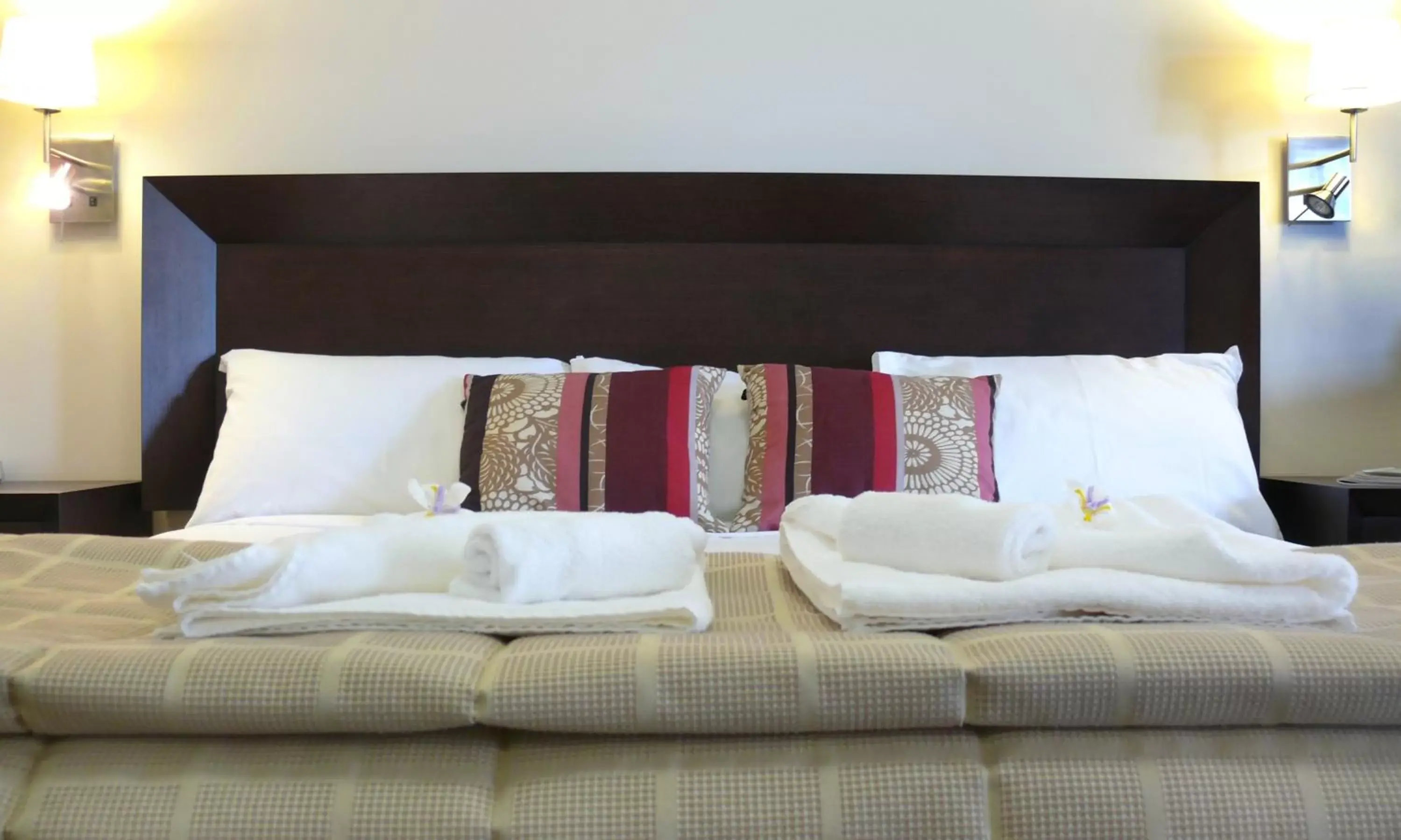 Bed in Highfields Motel Toowoomba