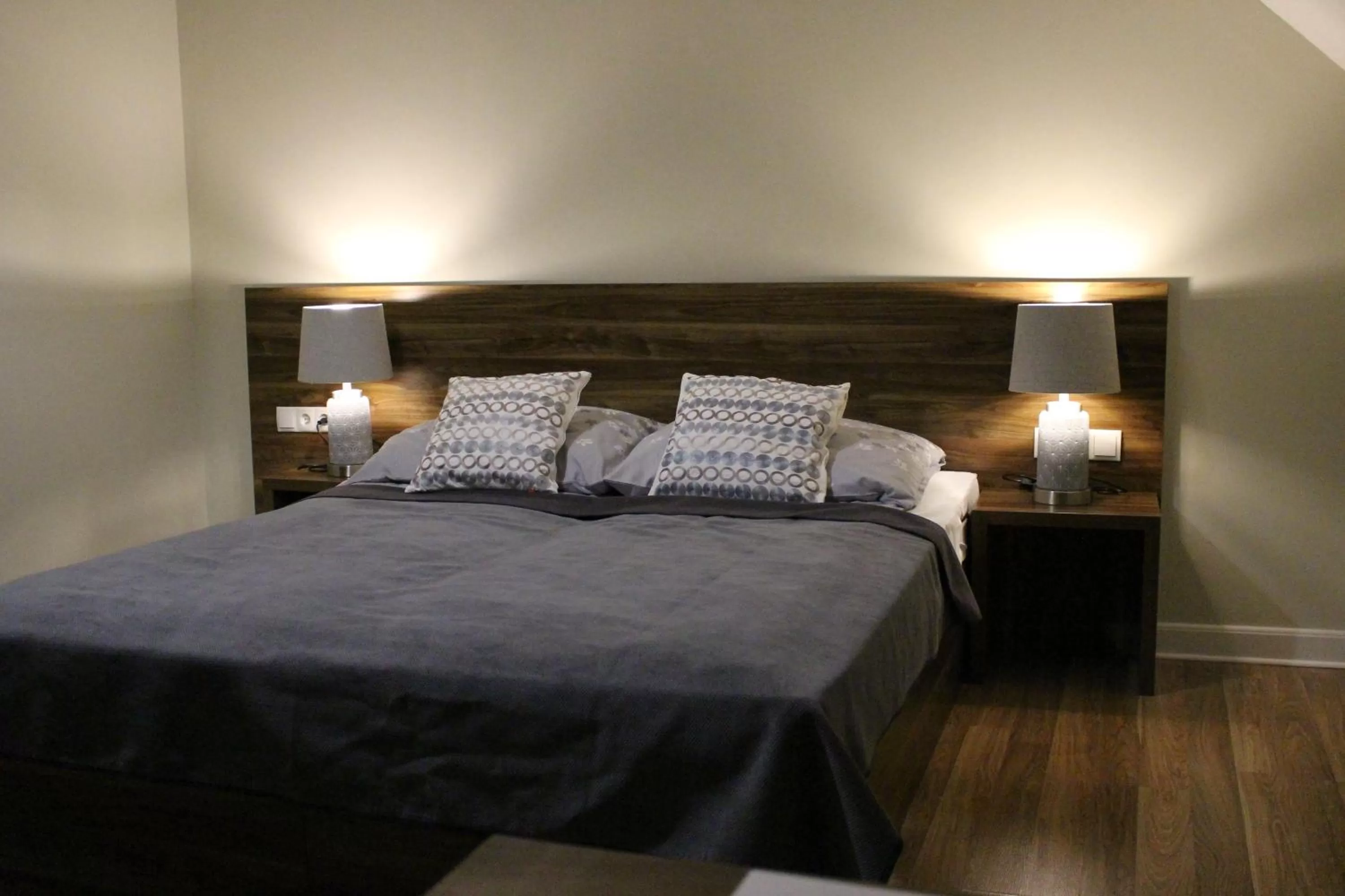 Bed in PIANO CAFE b&b