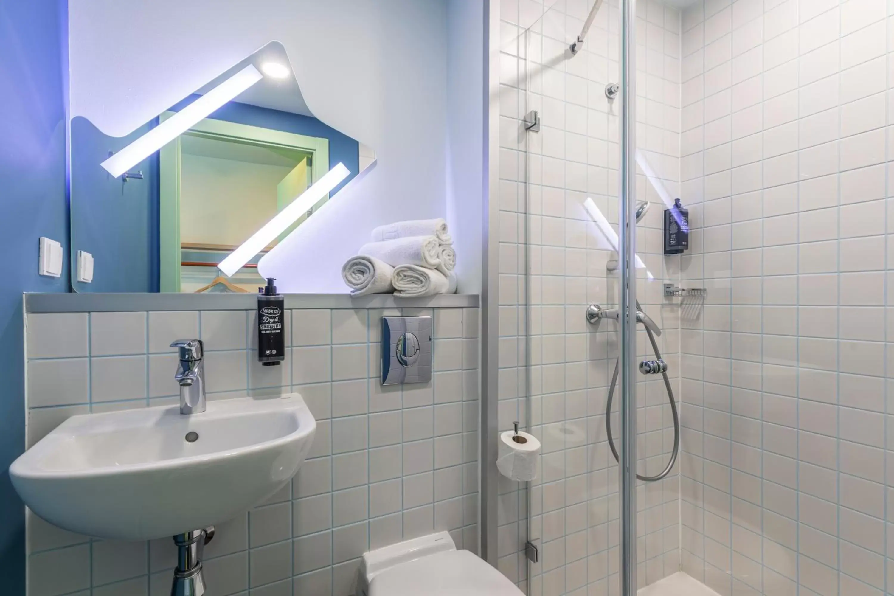 Shower, Bathroom in ibis budget Tbilisi Center