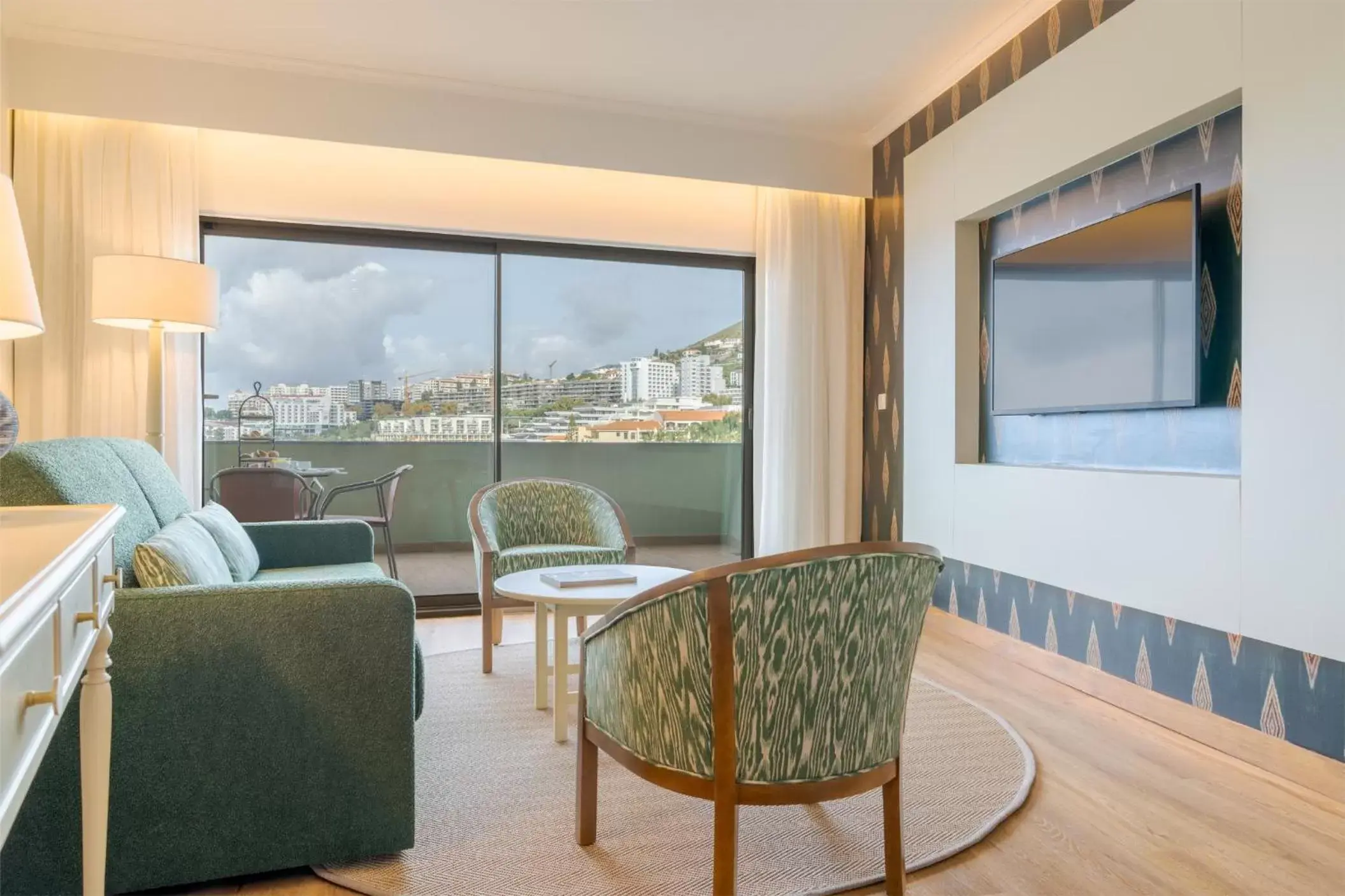 Living room, Seating Area in Pestana Vila Lido Madeira Ocean Hotel