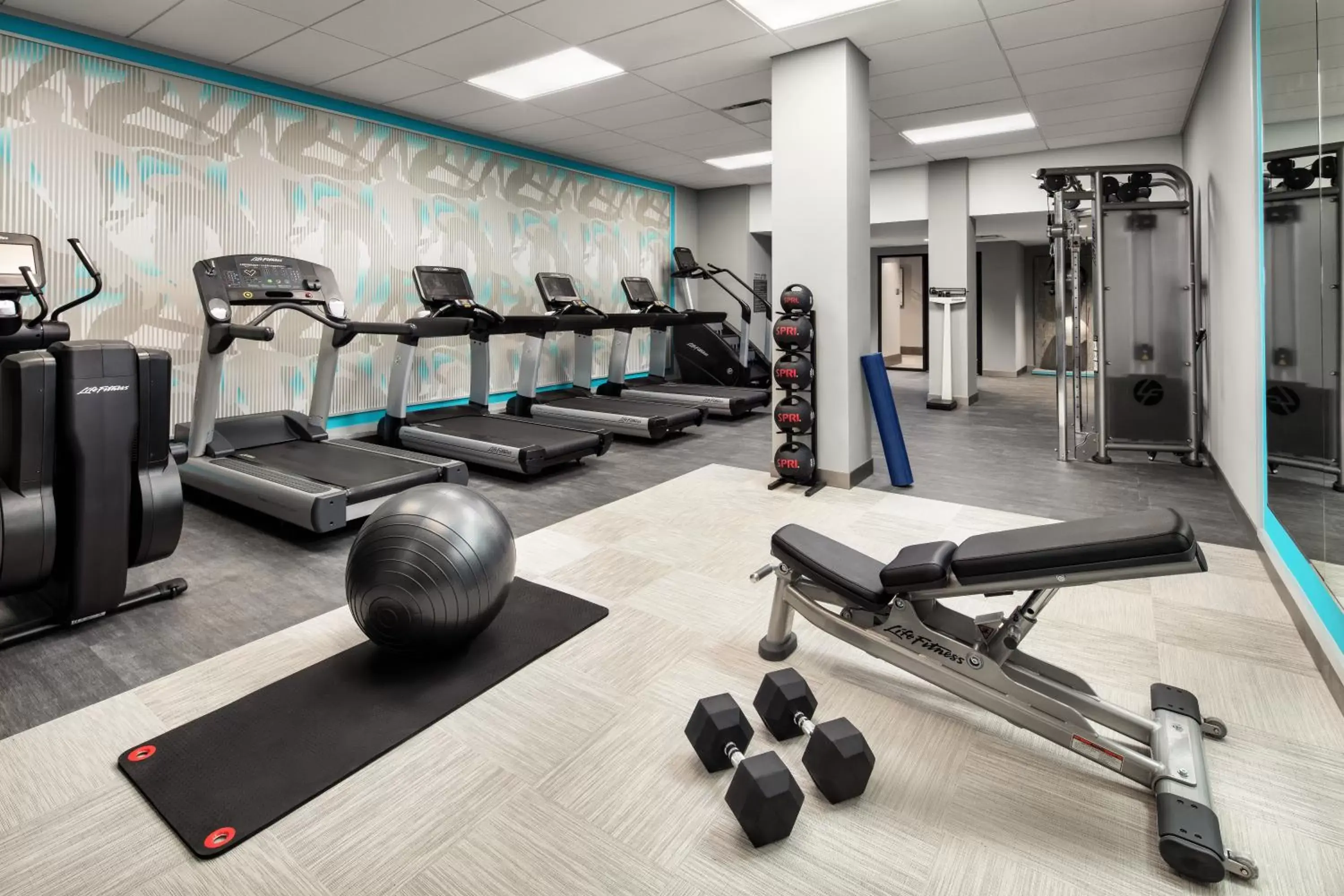 Fitness centre/facilities, Fitness Center/Facilities in Crowne Plaza Dallas Market Center, an IHG Hotel