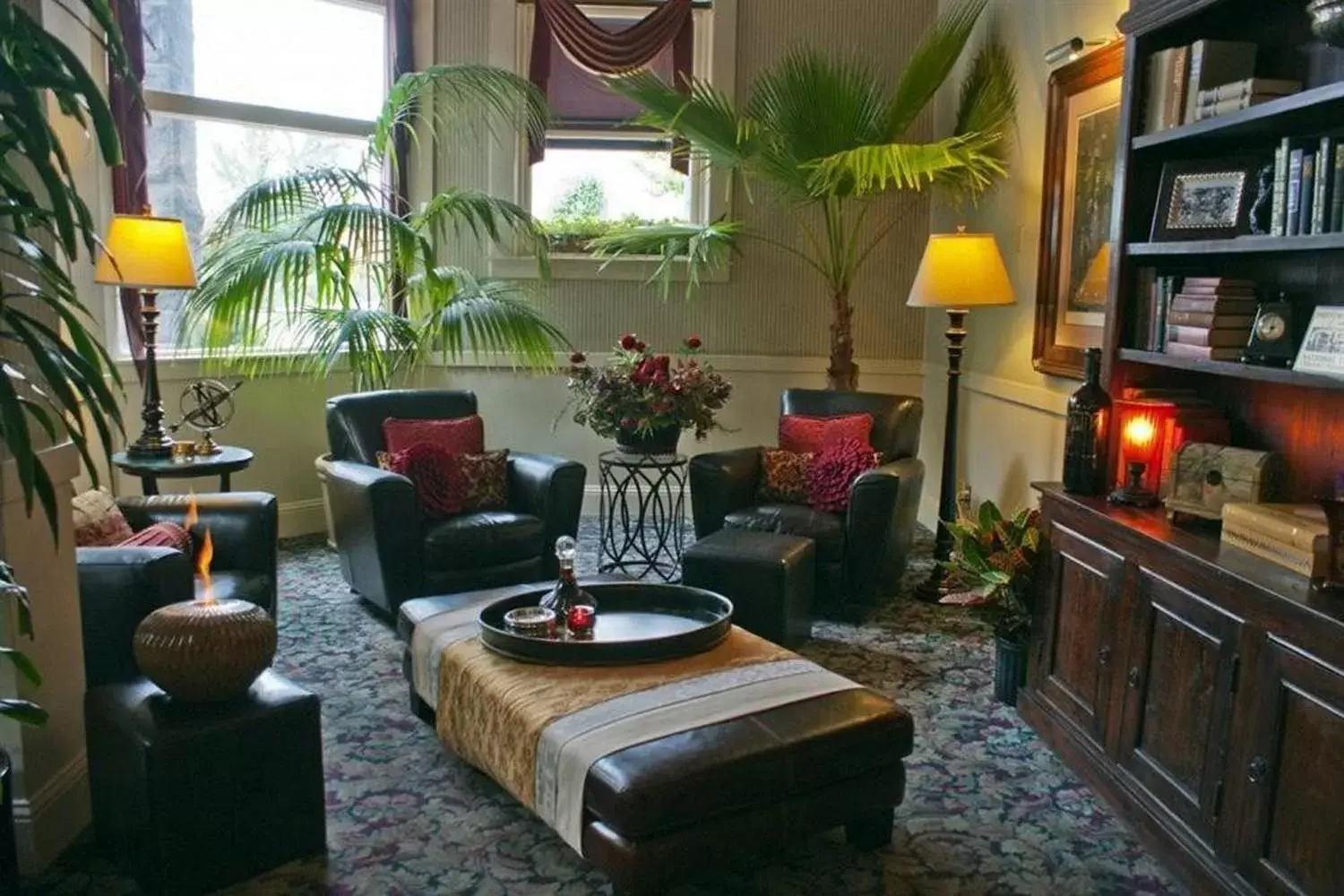 Seating area in Hotel La Rose