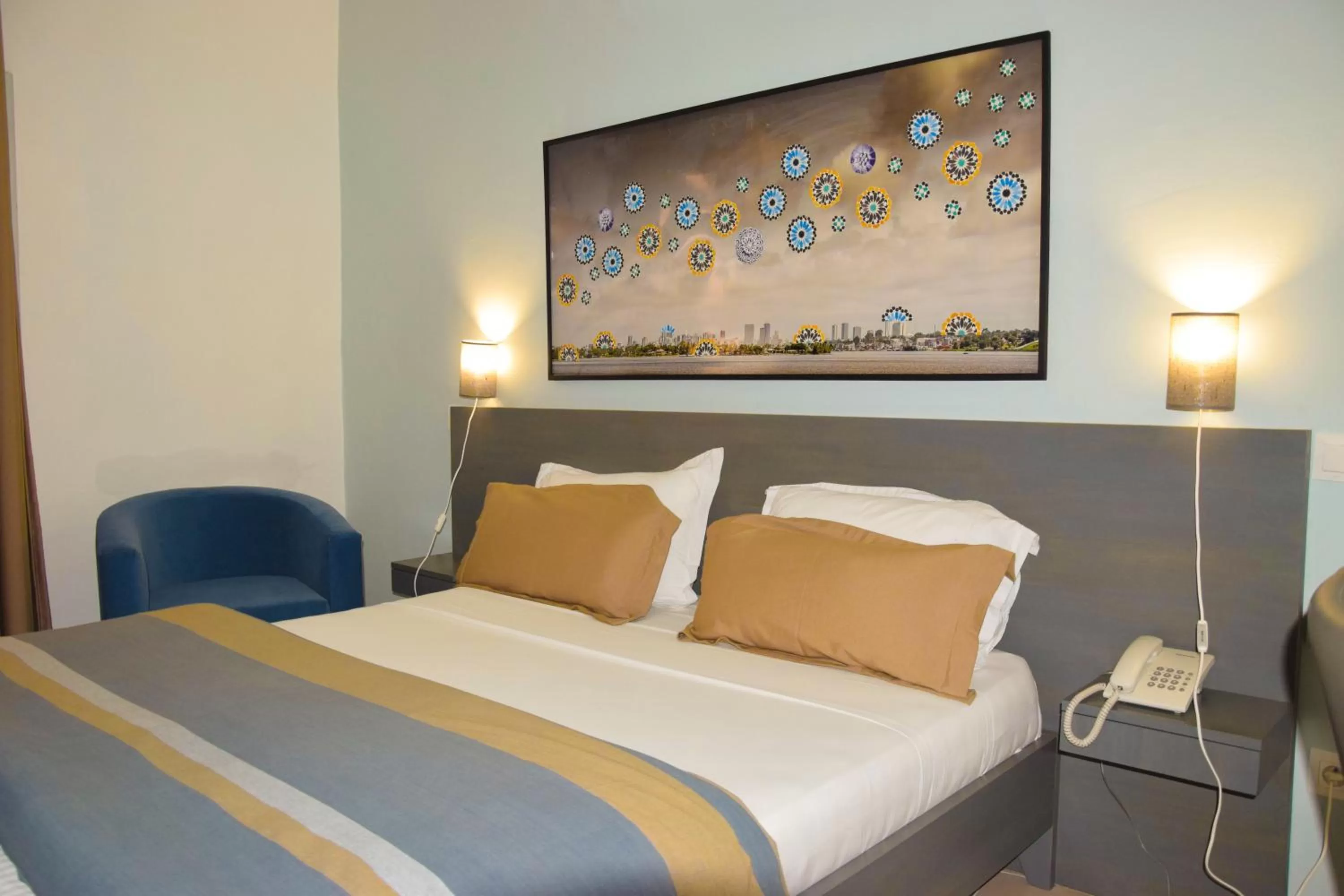 Bed in Hotel Le Marly