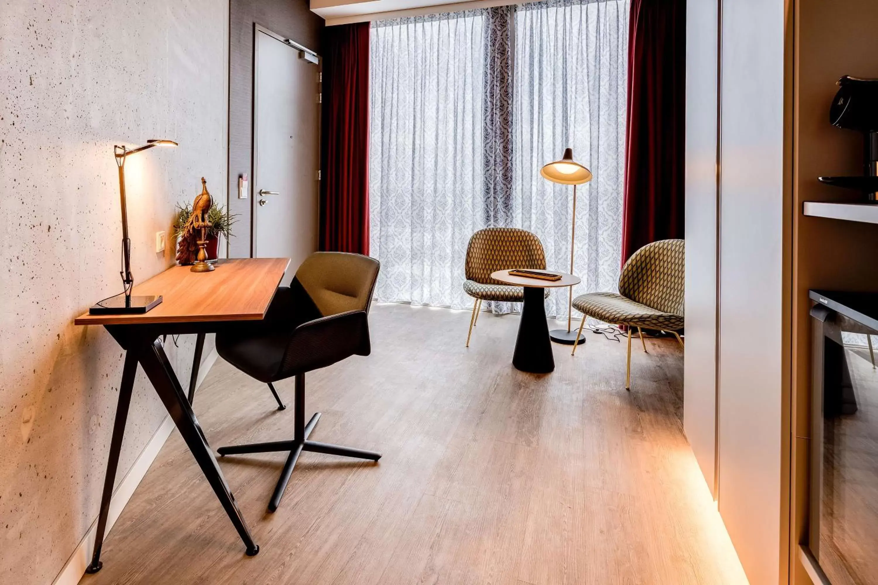 Bedroom, Seating Area in nhow Amsterdam Rai
