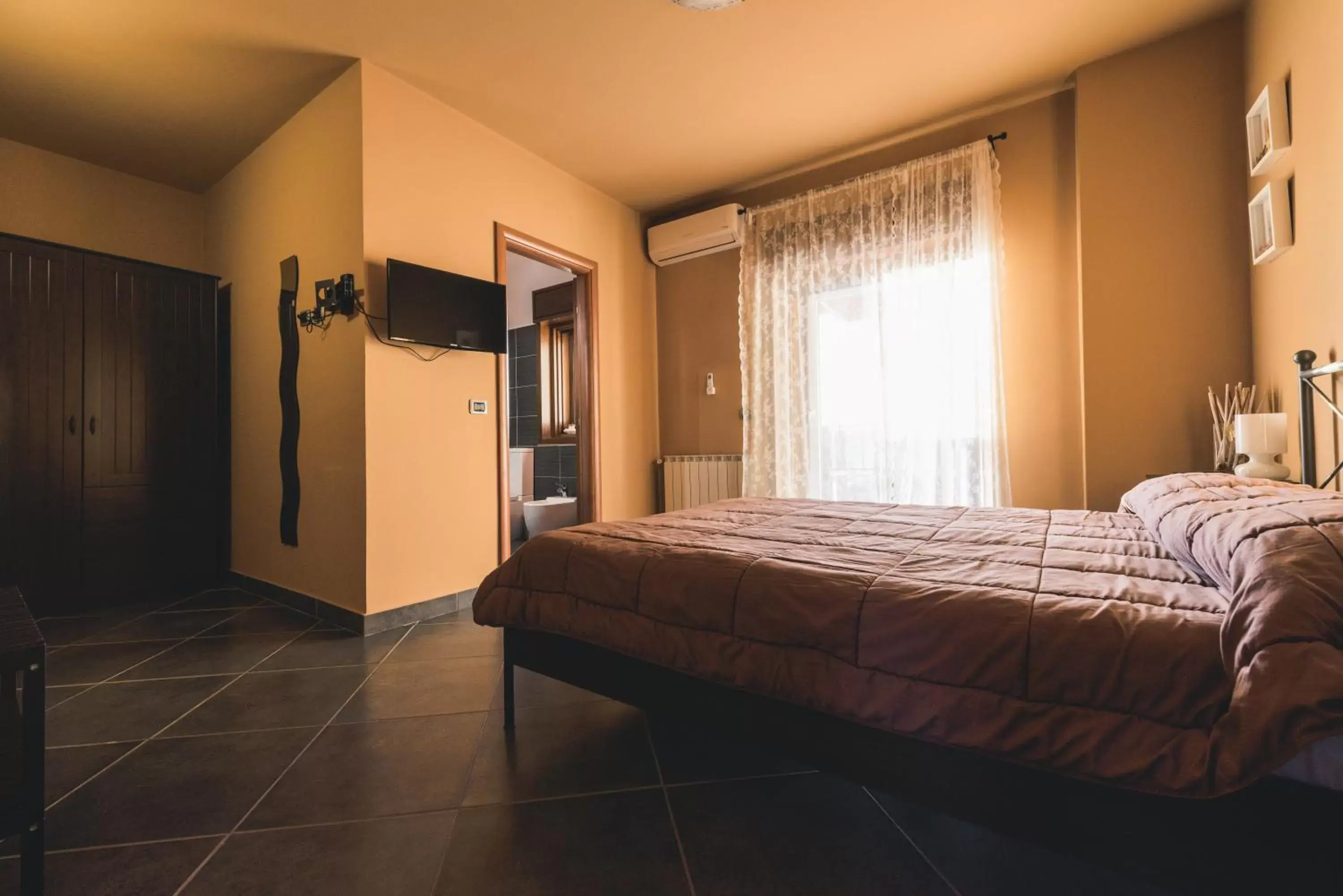 Bedroom, Bed in B&B Terrazza dell'Etna