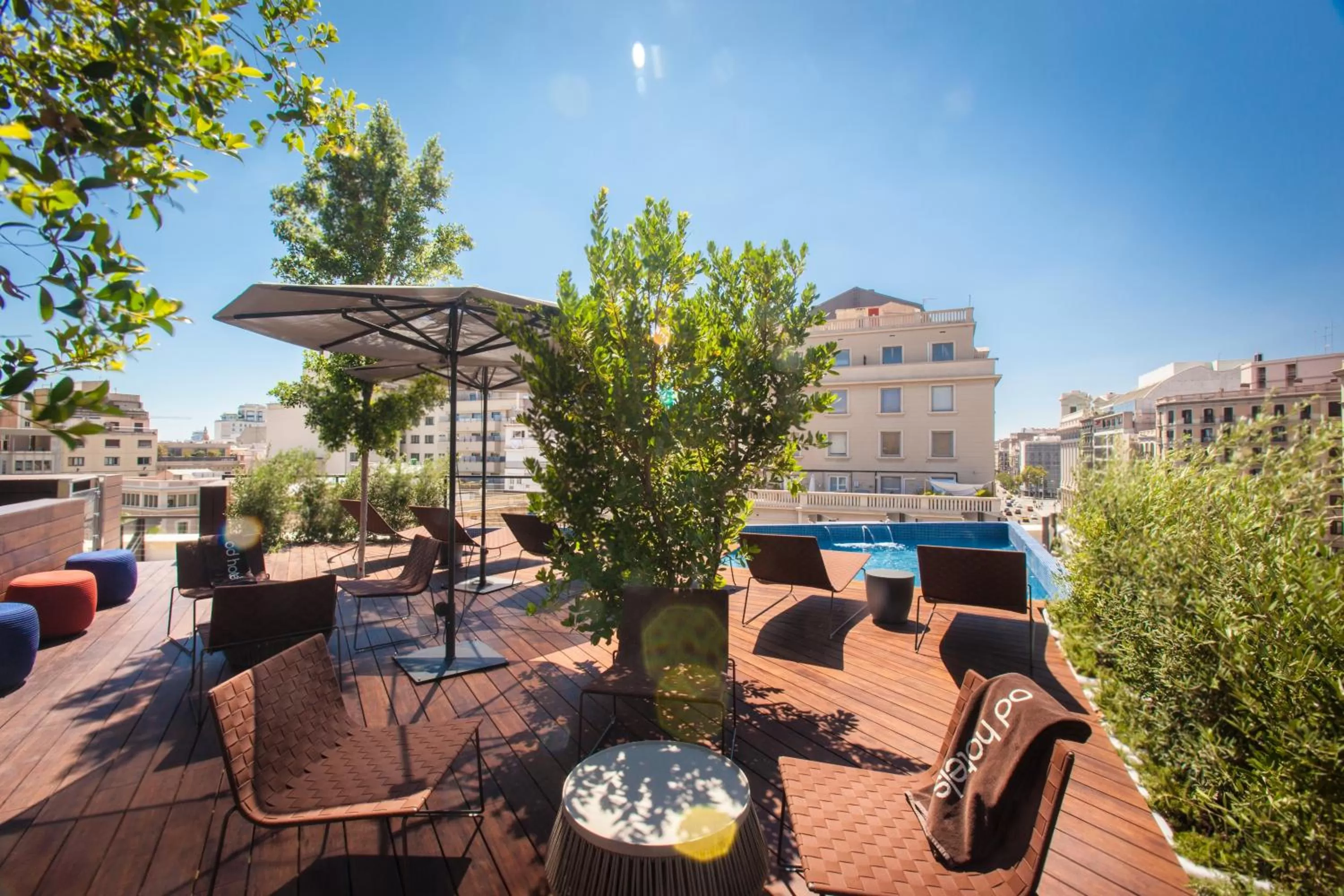 Swimming pool in Ocean Drive Barcelona