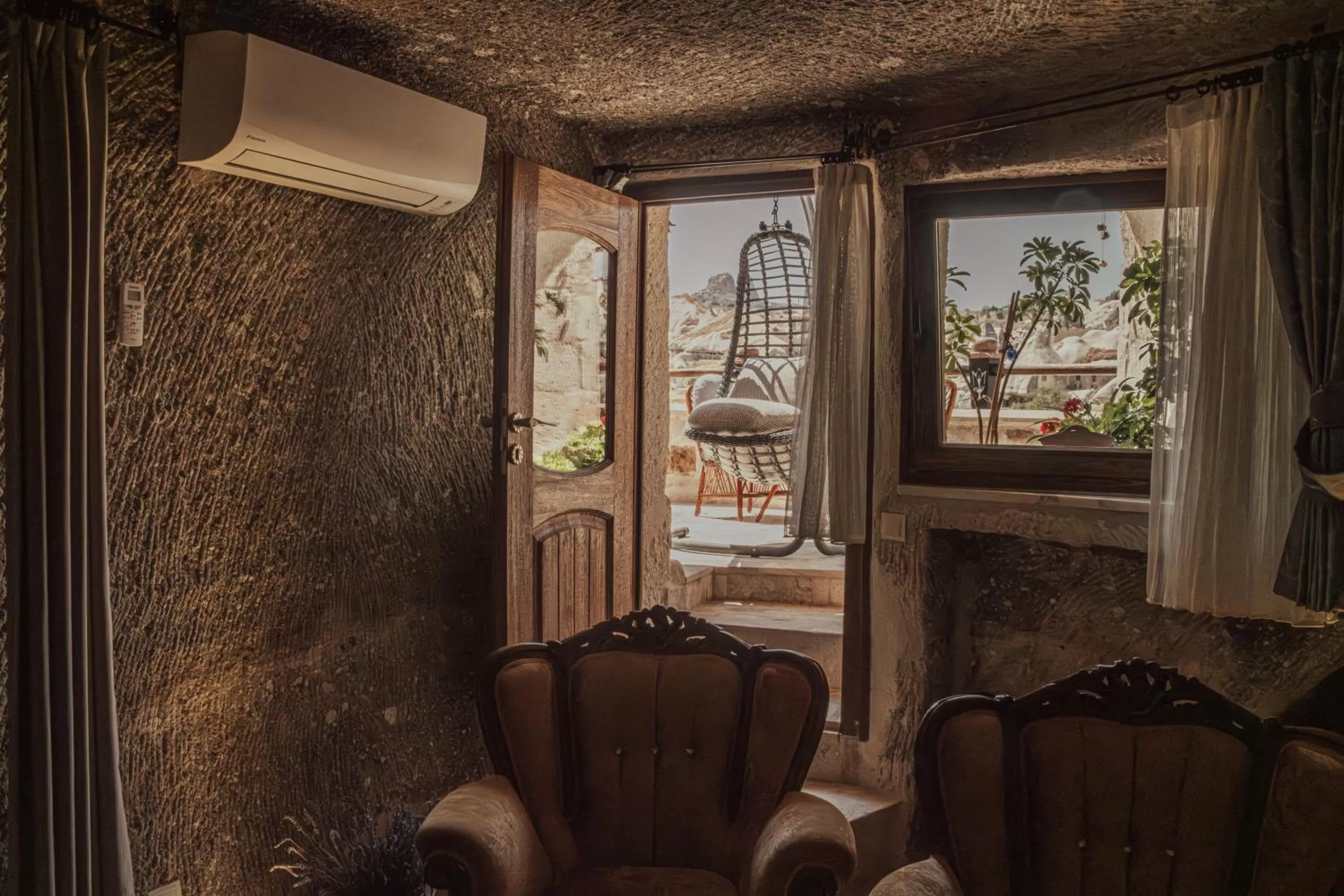 Natural landscape in Şah Saray Cave Suites Halal Hotel