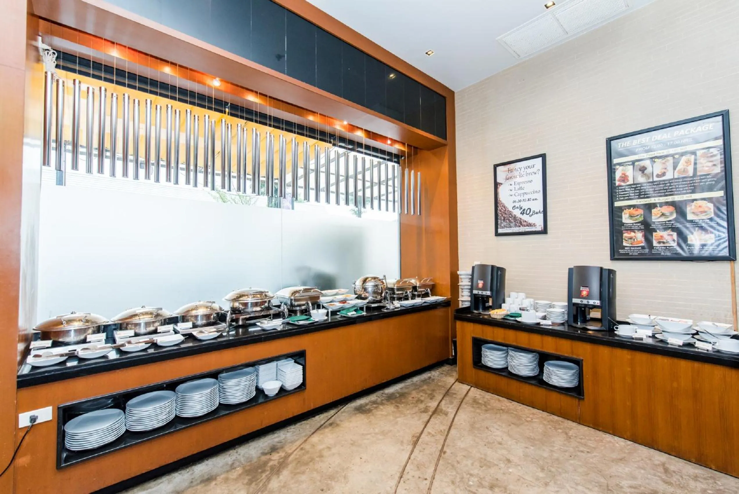 Buffet breakfast in ASHLEE Hub Hotel Patong