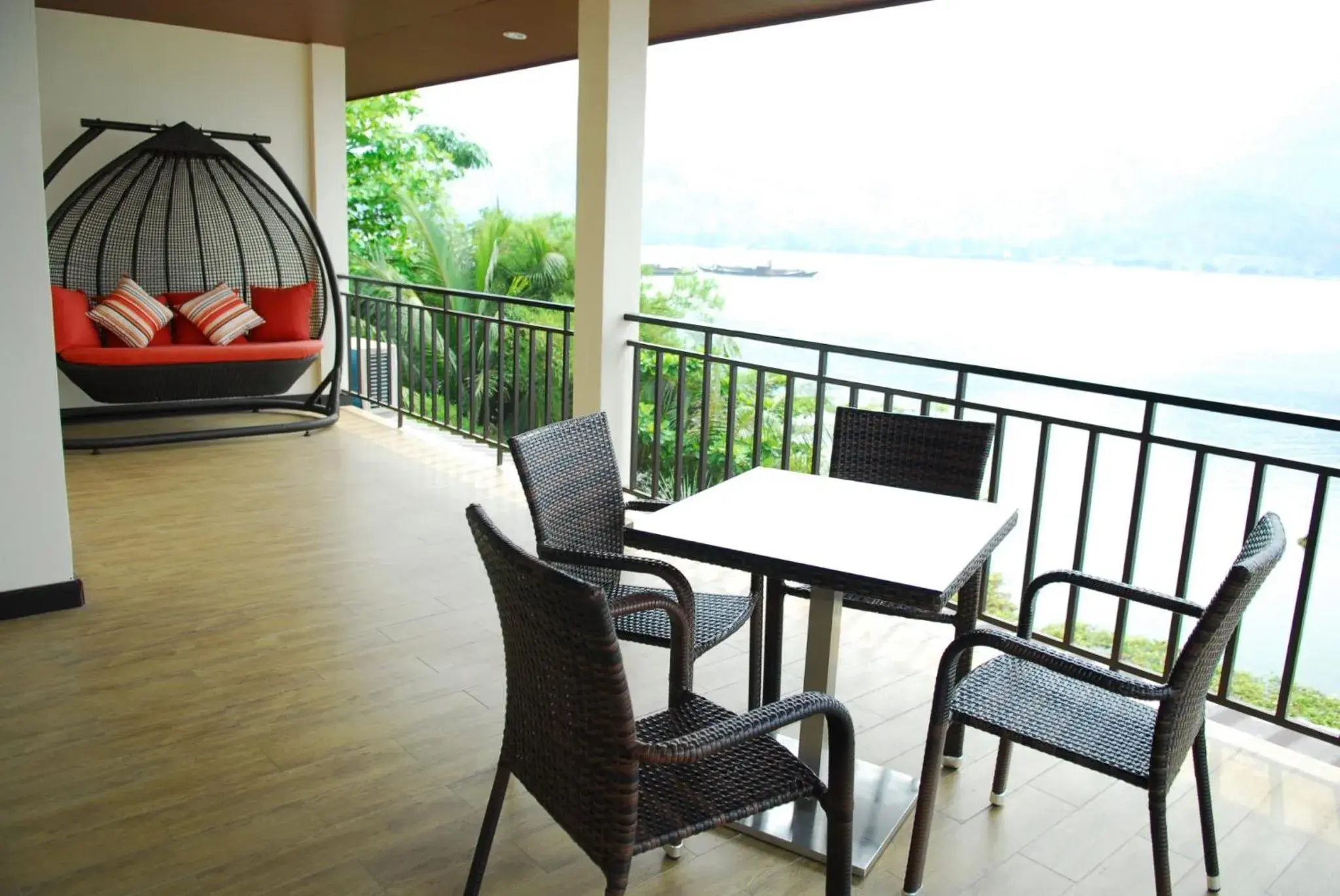 Balcony/Terrace in Monsane River Kwai Resort & Spa