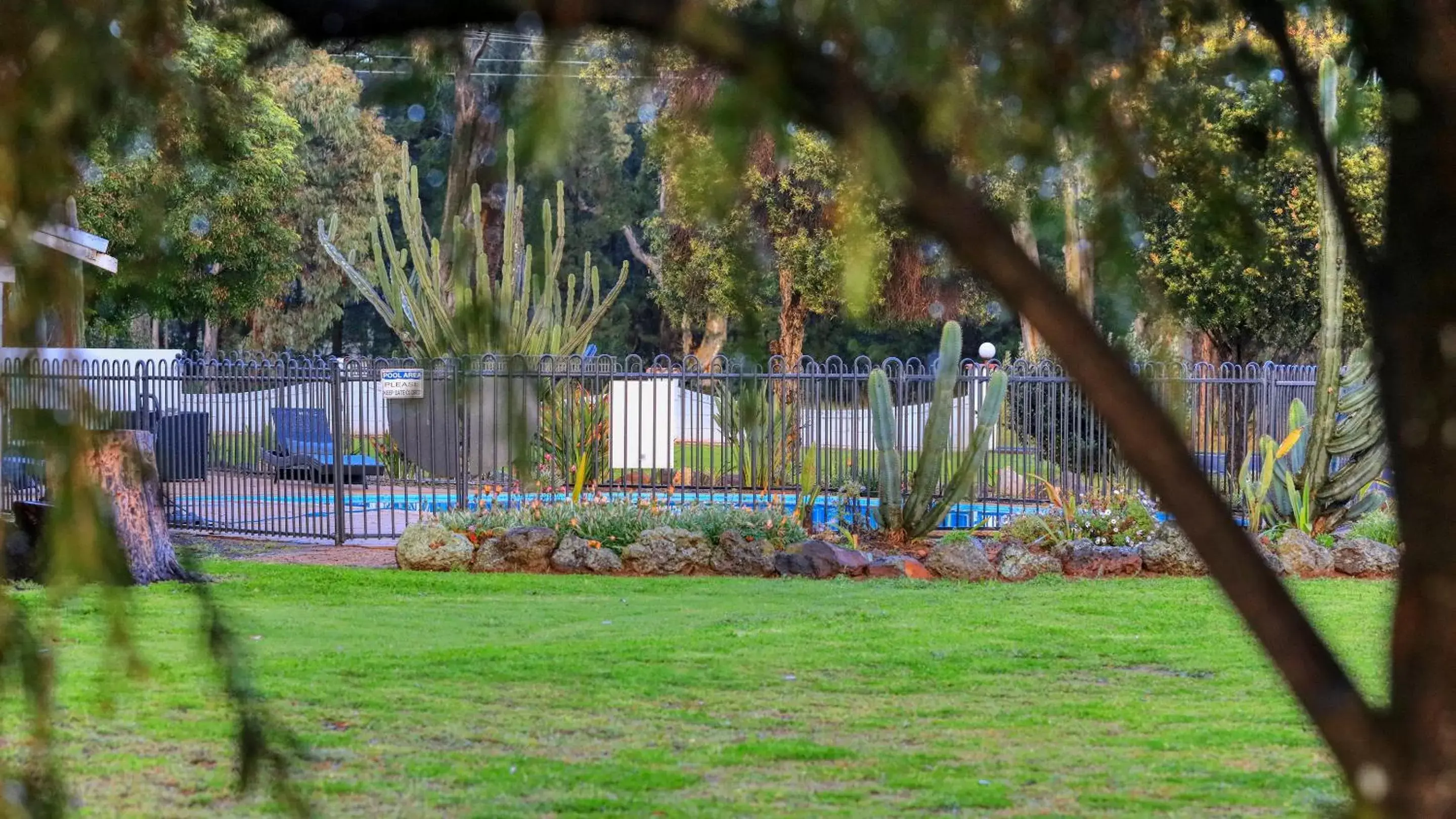 Swimming pool, Children's Play Area in Azalea Motel