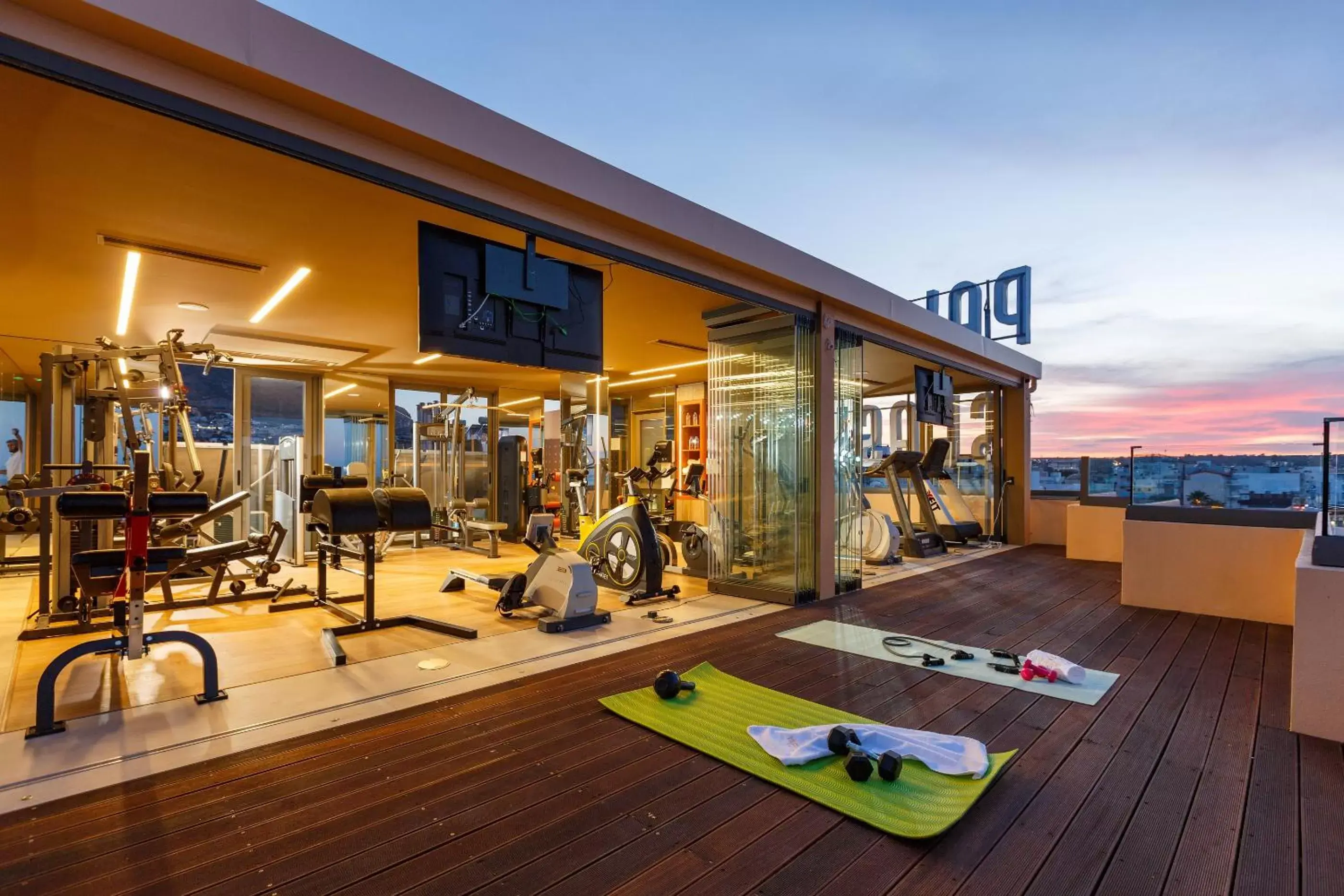 Fitness centre/facilities in Palmera Beach Hotel & Spa - Adults Only